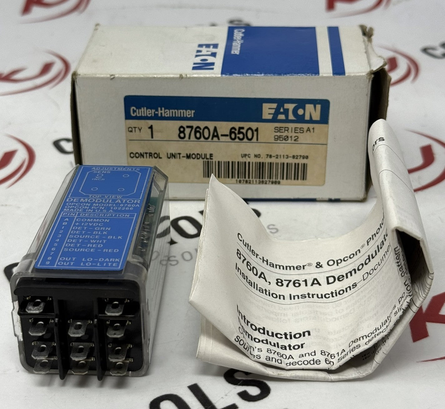 Eaton Cutler-Hammer 8760A-6501 Photoelectric Sensor Control Module 12VDC1