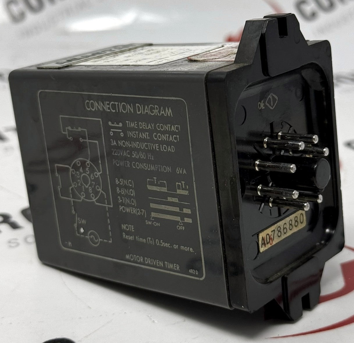 Omron STPMNHAG AGASTAT  8-Pin Motor Driven Timer Relay 120VAC2