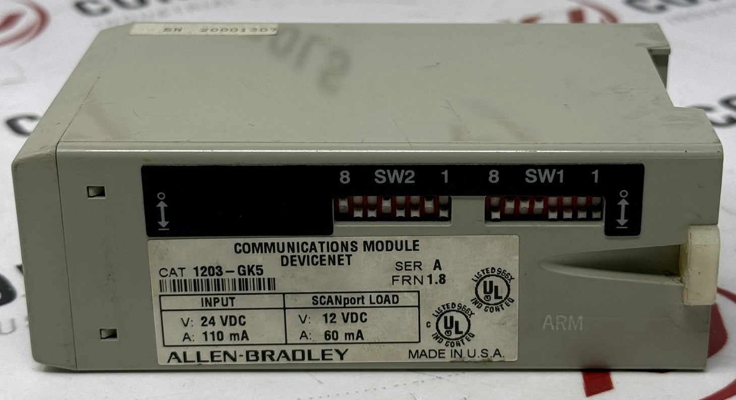 Allen-Bradley 1203-GK5 DeviceNet SCANport Communication Module3