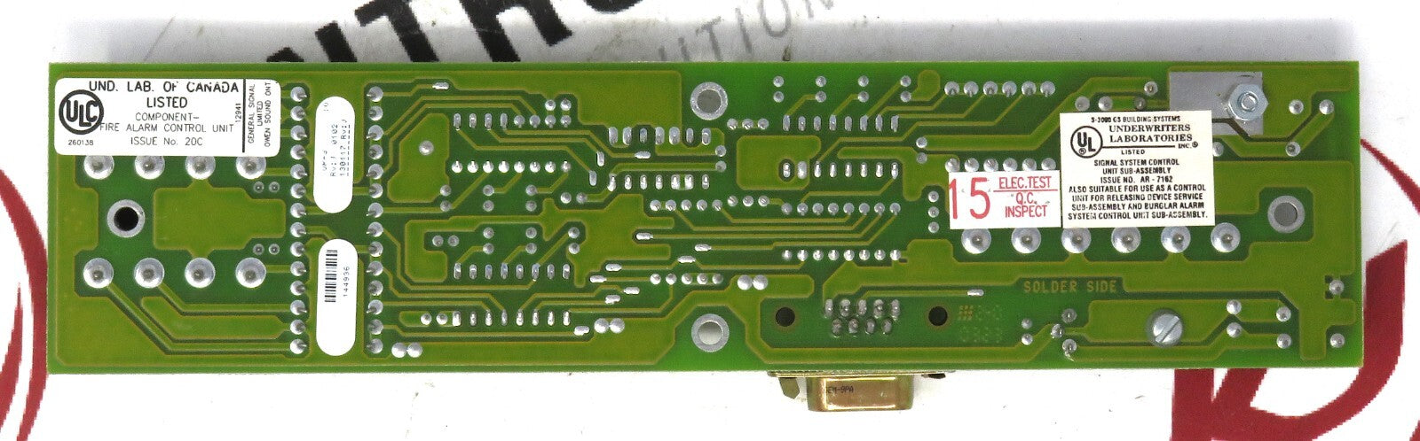 FAST 140117 RS232 Dual Output Supervised Fire Alarm Interface PCB Board2