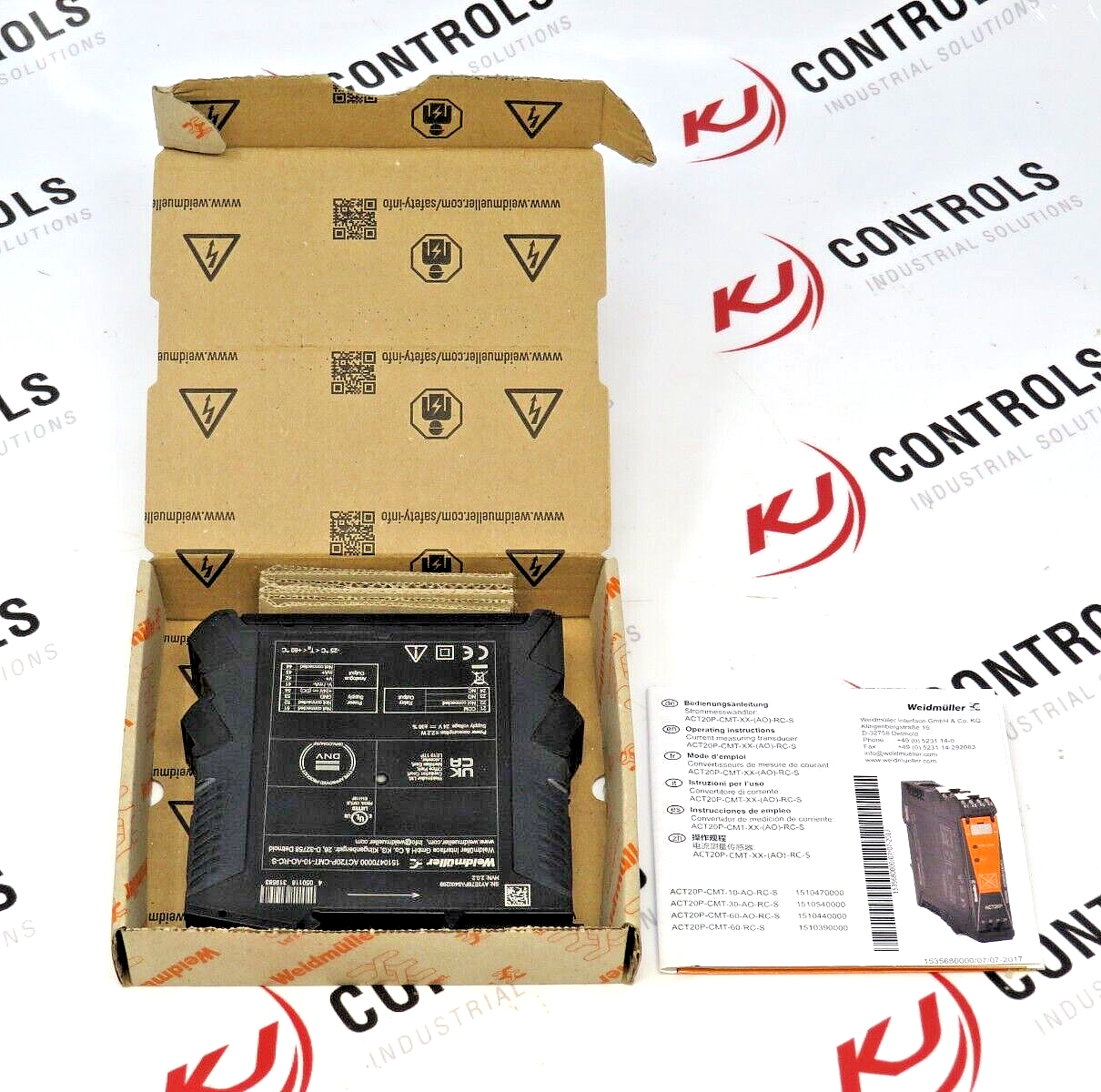 Weidmüller ACT20P-CMT-10-AO-RC-S Current Transformer 1510470000  Broken DIN Clip