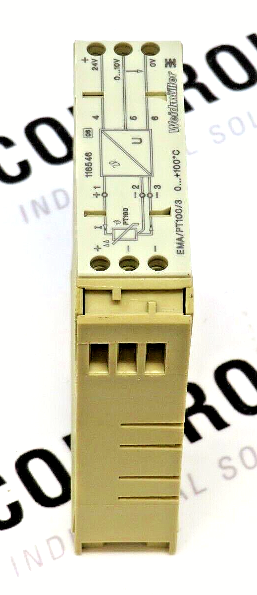 Weidmüller EMA/PT100/3 116546 Temperature Transducer