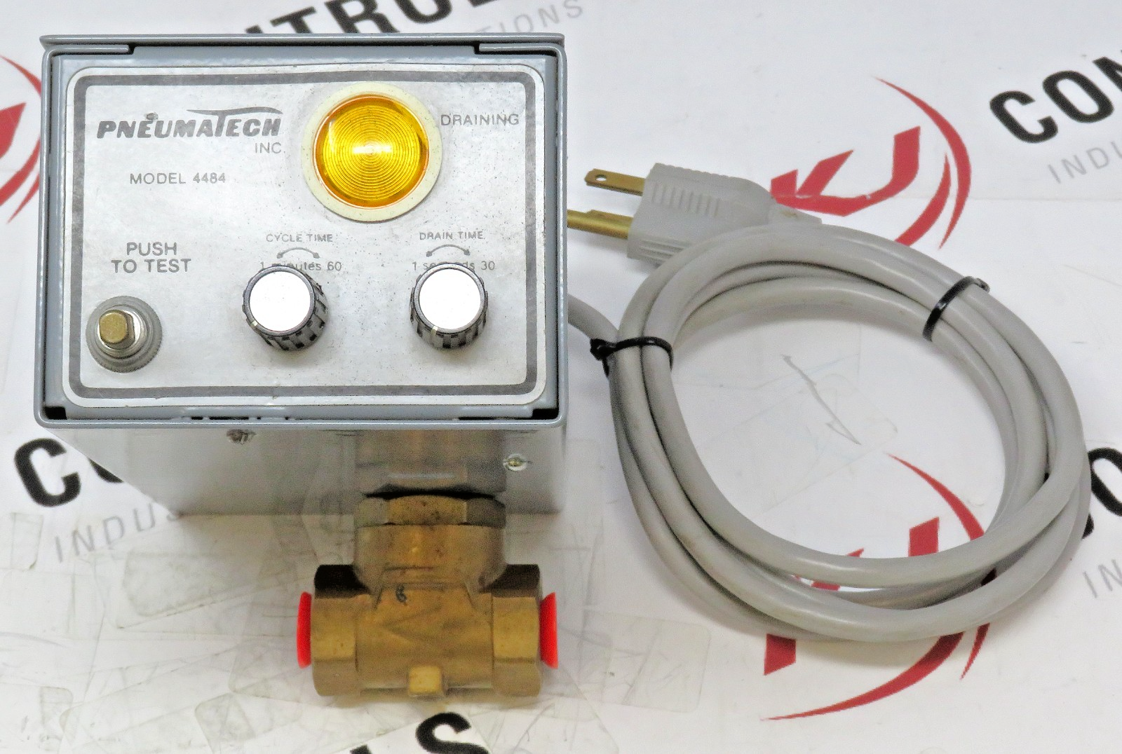 Pneumatech 4484-A Automatic Drain Valve 115V 150PSI Timer Control Unit0