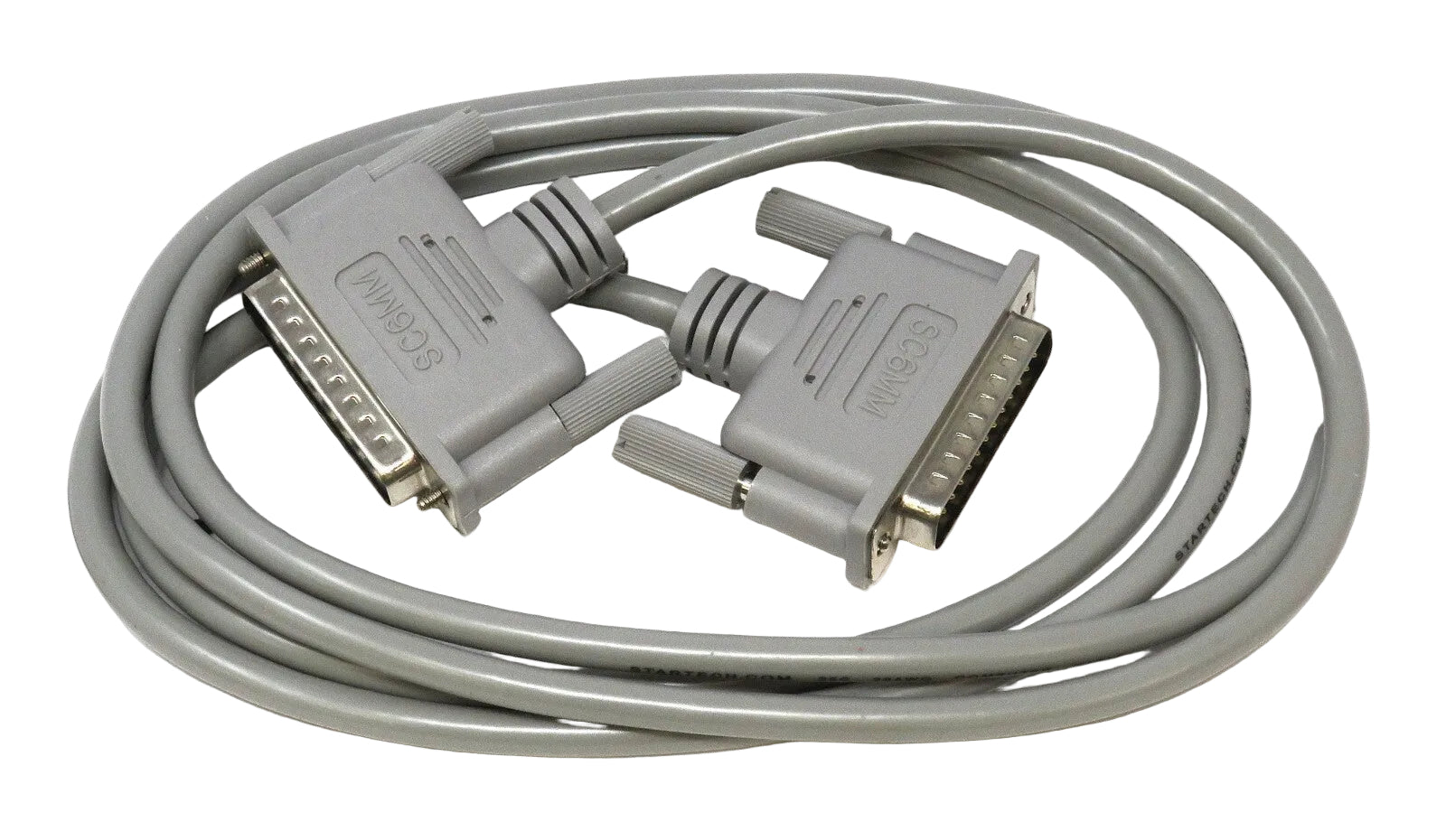 StarTech SC6MM 6ft DB25 Serial Cable Male/Male Straight Thru Grey3
