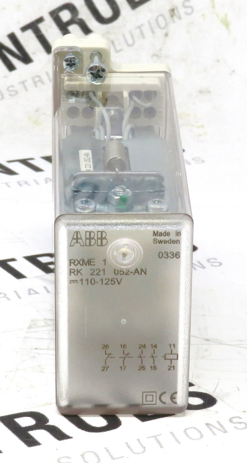 ABB RXME1RK221052AN Auxiliary Overload Relay 110-125V 20-Pin Plug-In Relay2