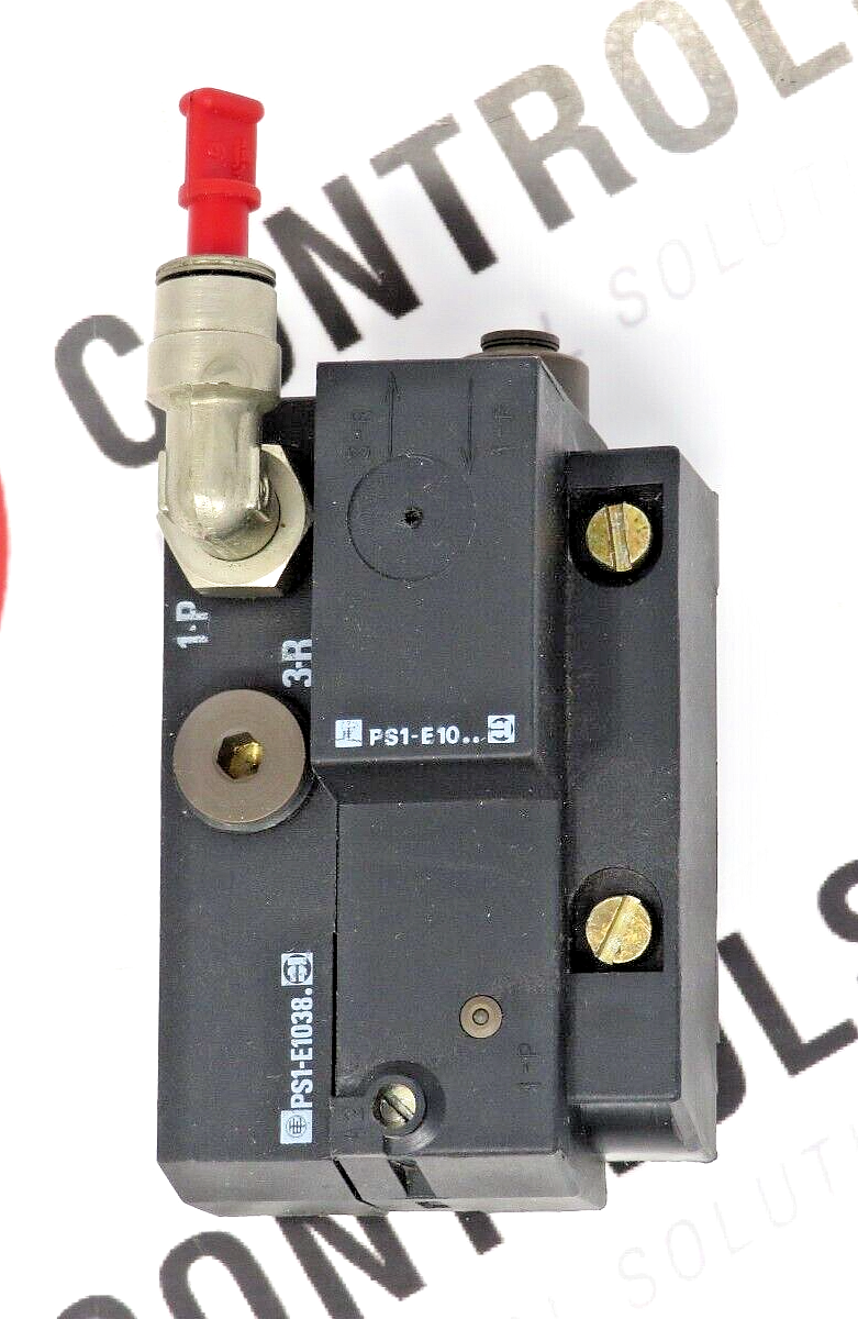 Parker Schrader Bellows PS1-E1017 Solenoid Valve & PS1-E1038 Air Supply Module