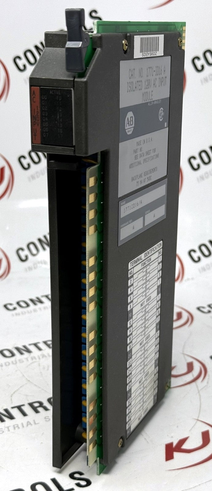 Allen-Bradley 1771-ID16 PLC-5 16-Point Isolated 120VAC/DC Input Module0