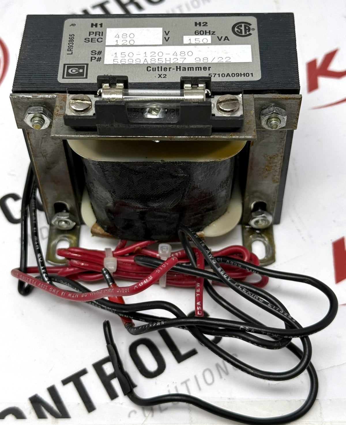 Cutler-Hammer 5699A85H27 150VA Control Transformer 480V/120V1