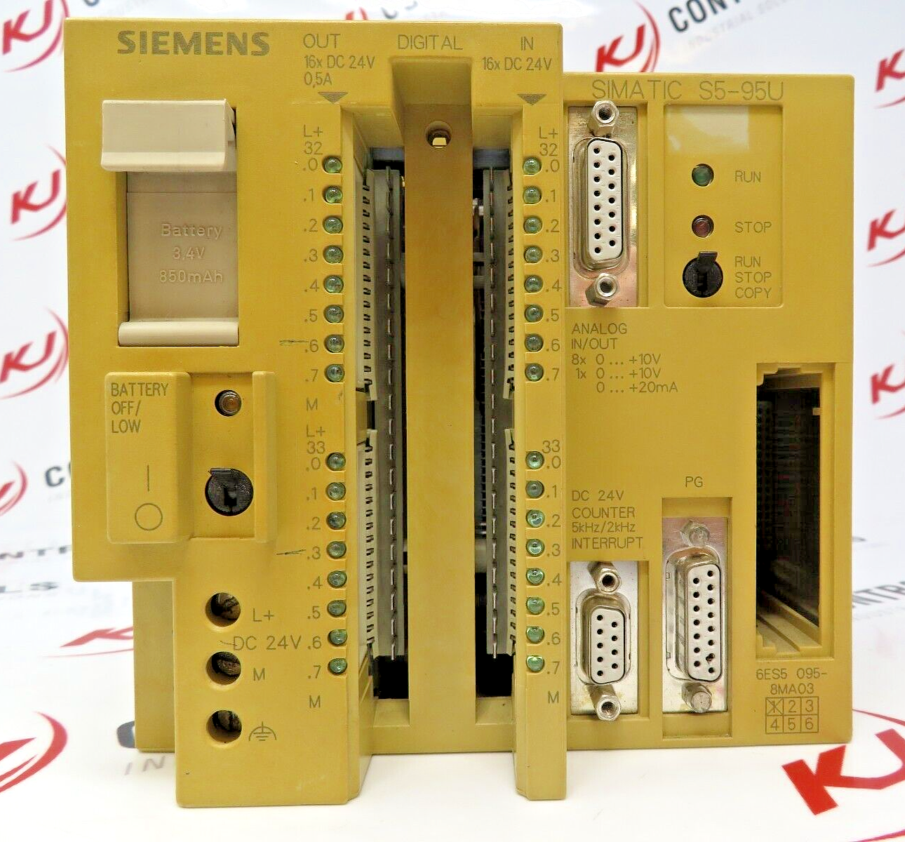 Siemens 6ES5095-8MA03 SIMATIC S5-95U Compact Controller