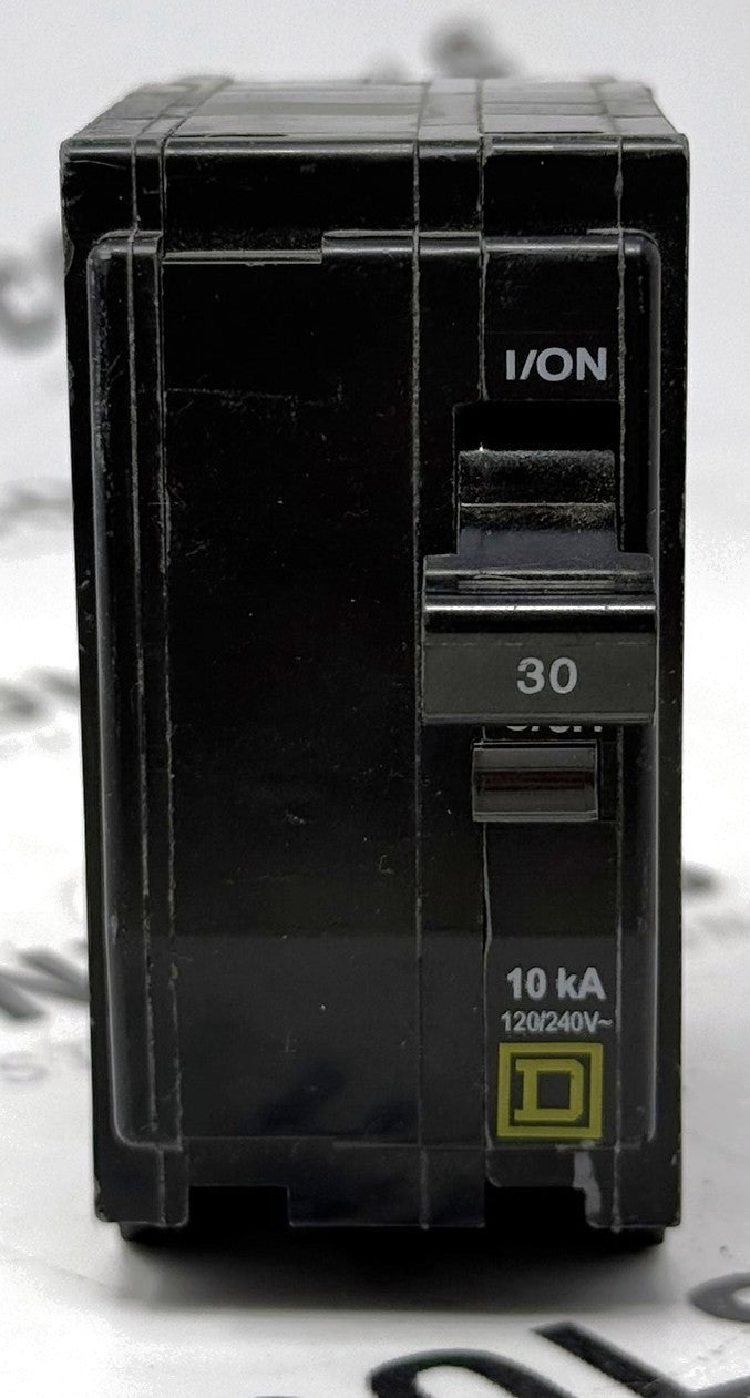 Square D QO230 2-Pole 30A 120/240VAC Plug-On Circuit Breaker0