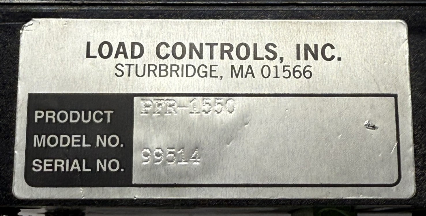 Load Controls Inc PFR-1550 Digital Load Monitor3