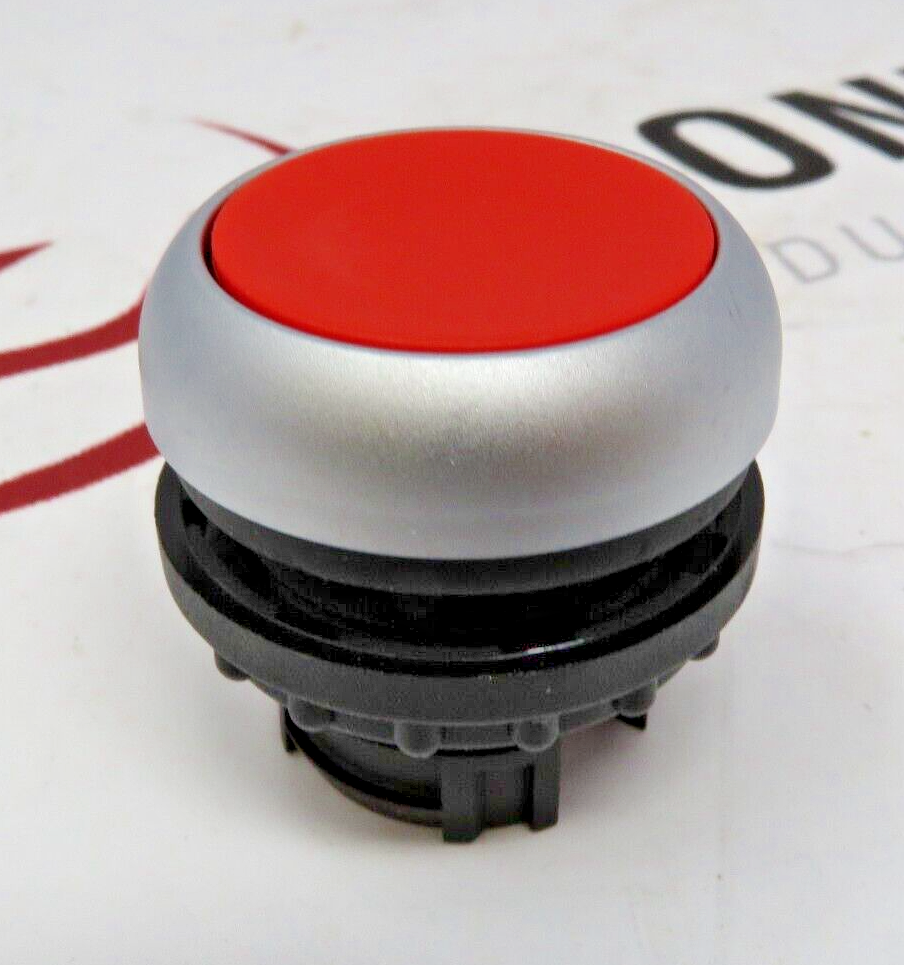 Eaton M22-D-R Red Flush Pushbutton Non-Illuminated Momentary 22.5mm RMQ-Titan