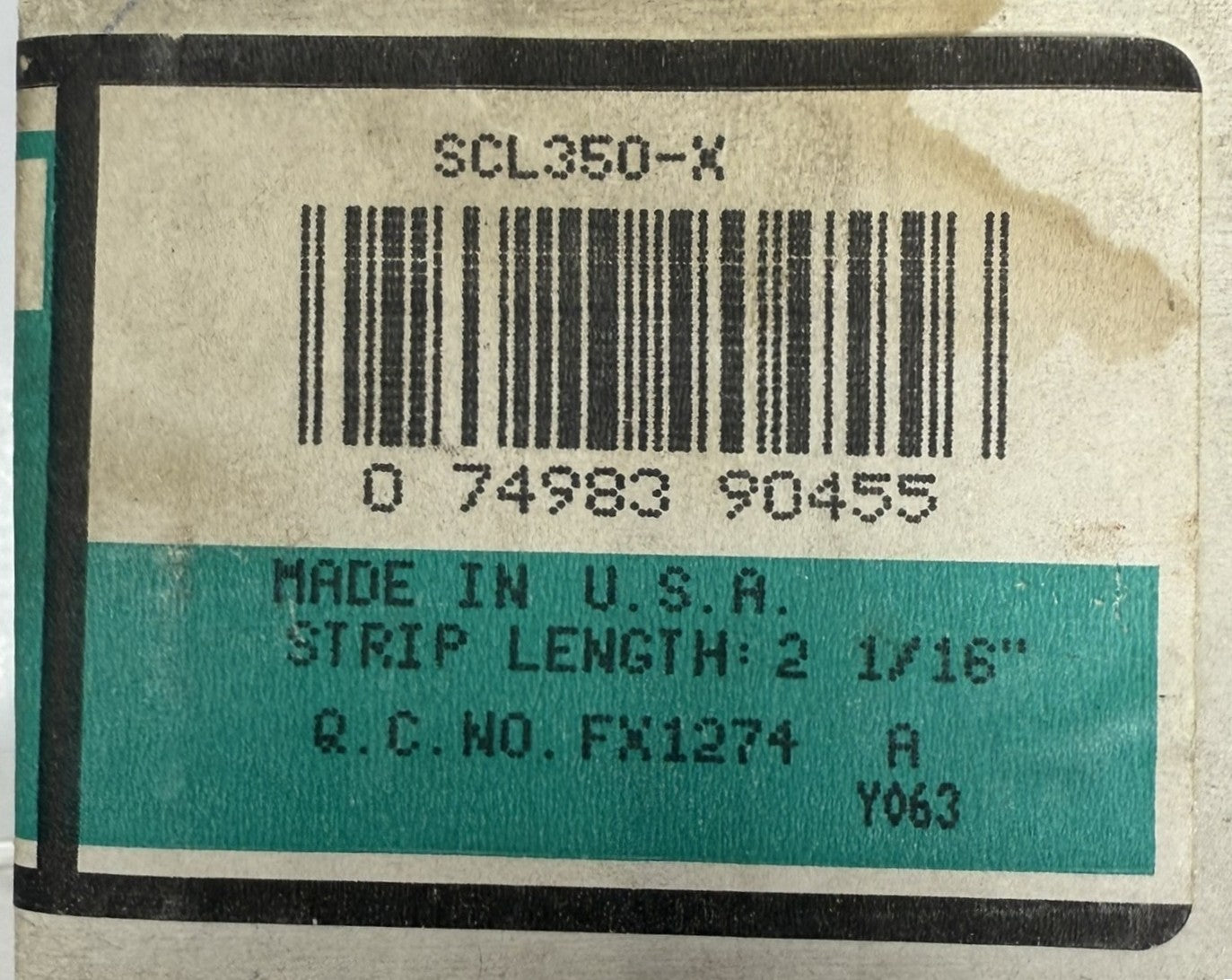 Panduit SCL350-X Pan-Lug Long Barrel Copper Butt Splice (Box of 8)3