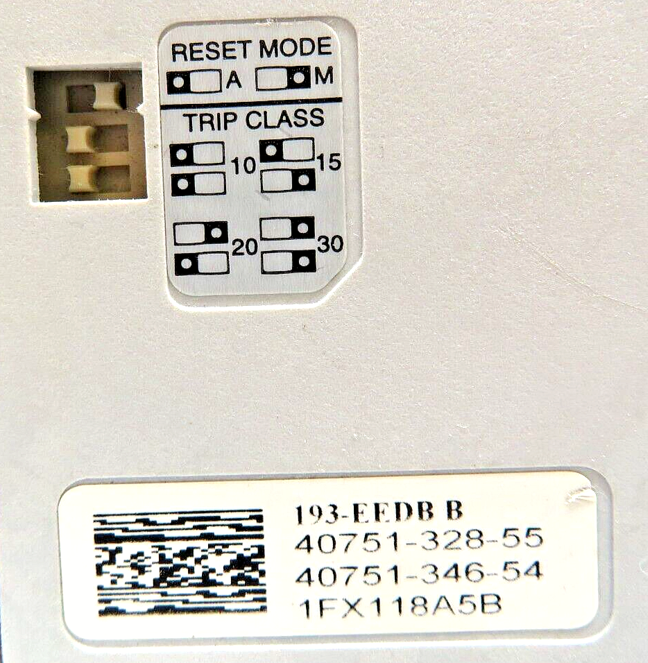 Allen-Bradley 193-EEDB E1 Plus Electronic Overload Relay