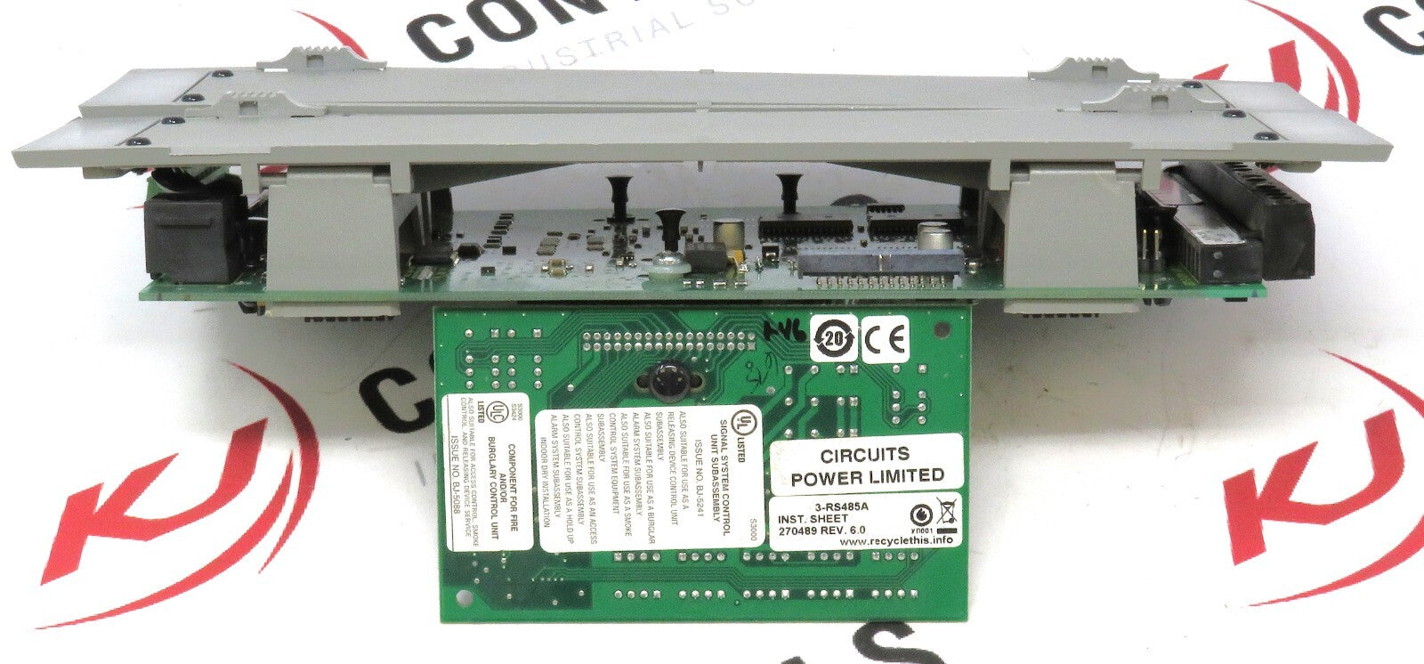 General Signal 3-CPU1 CPU Module & 3-RS485A Comm Card Fire Alarm Control1