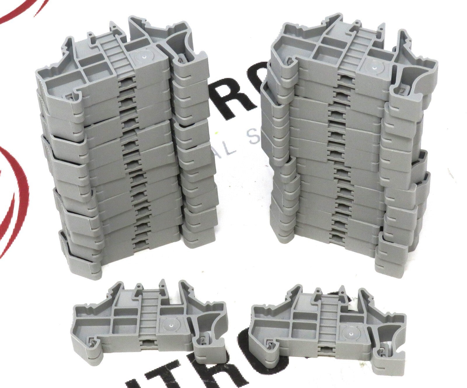 Phoenix Contact CLIPFIX 35 End Bracket for DIN Rail NS35 Snap-On Gray(Lot of 22)2