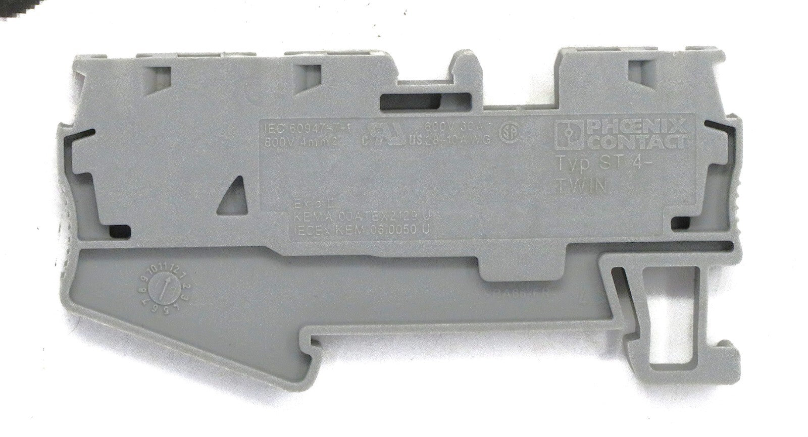 Phoenix Contact ST 4-TWIN Terminal Block 800V 30A Spring Cage Gray (Lot of 11)1