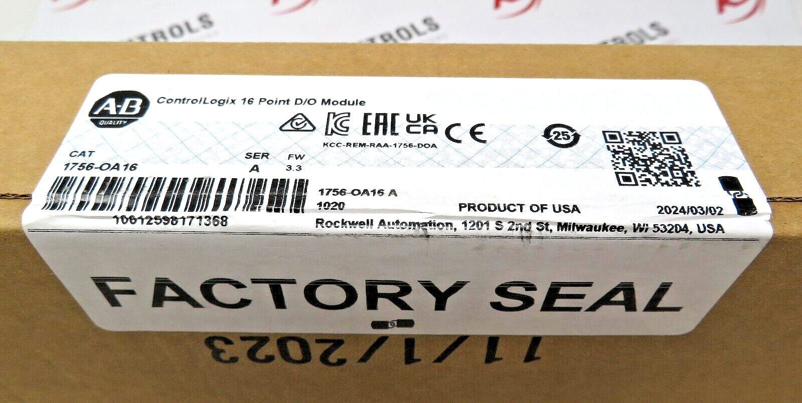 Allen-Bradley 1756-OA16 ControlLogix AC Digital Output Module