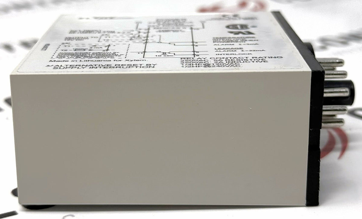 Flygt 835857 MiniCAS II 11-Pin Pump Monitoring Relay 24VAC/DC4
