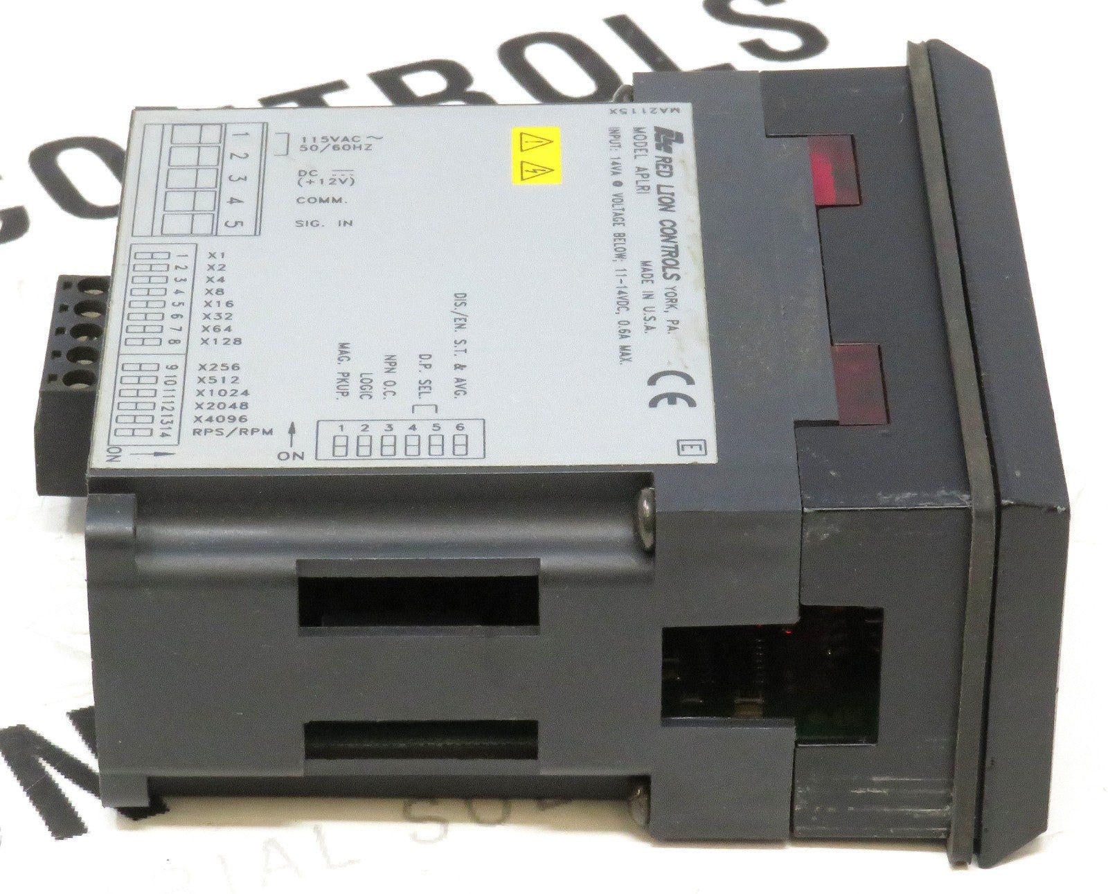 Red Lion APLRI600 Time Interval Rate Indicator 6-Digit Display 115VAC3