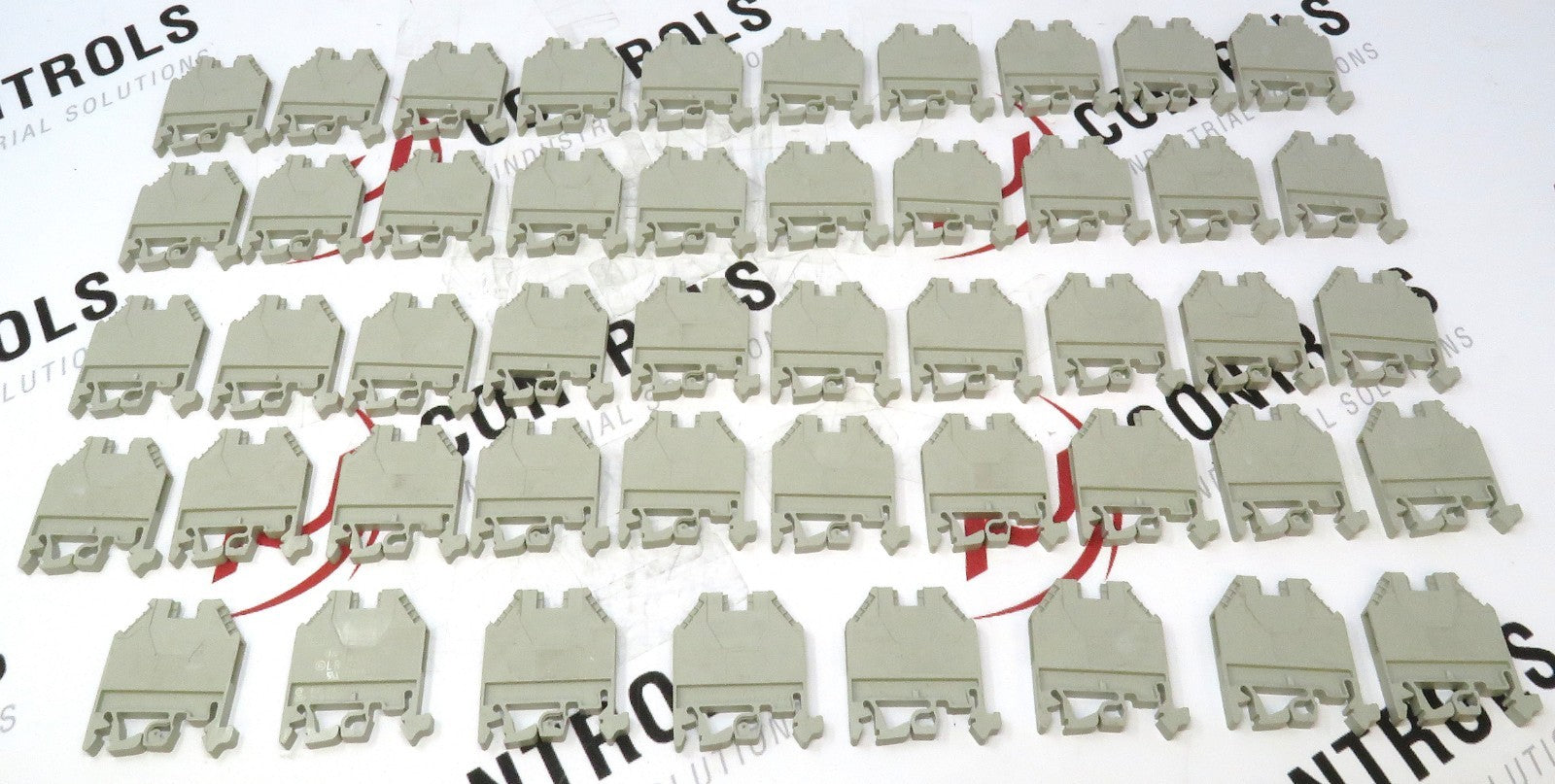 Wieland WK4/U Terminal Block 800V 2-Pole DIN Rail Screw Grey (Lot of 48)0