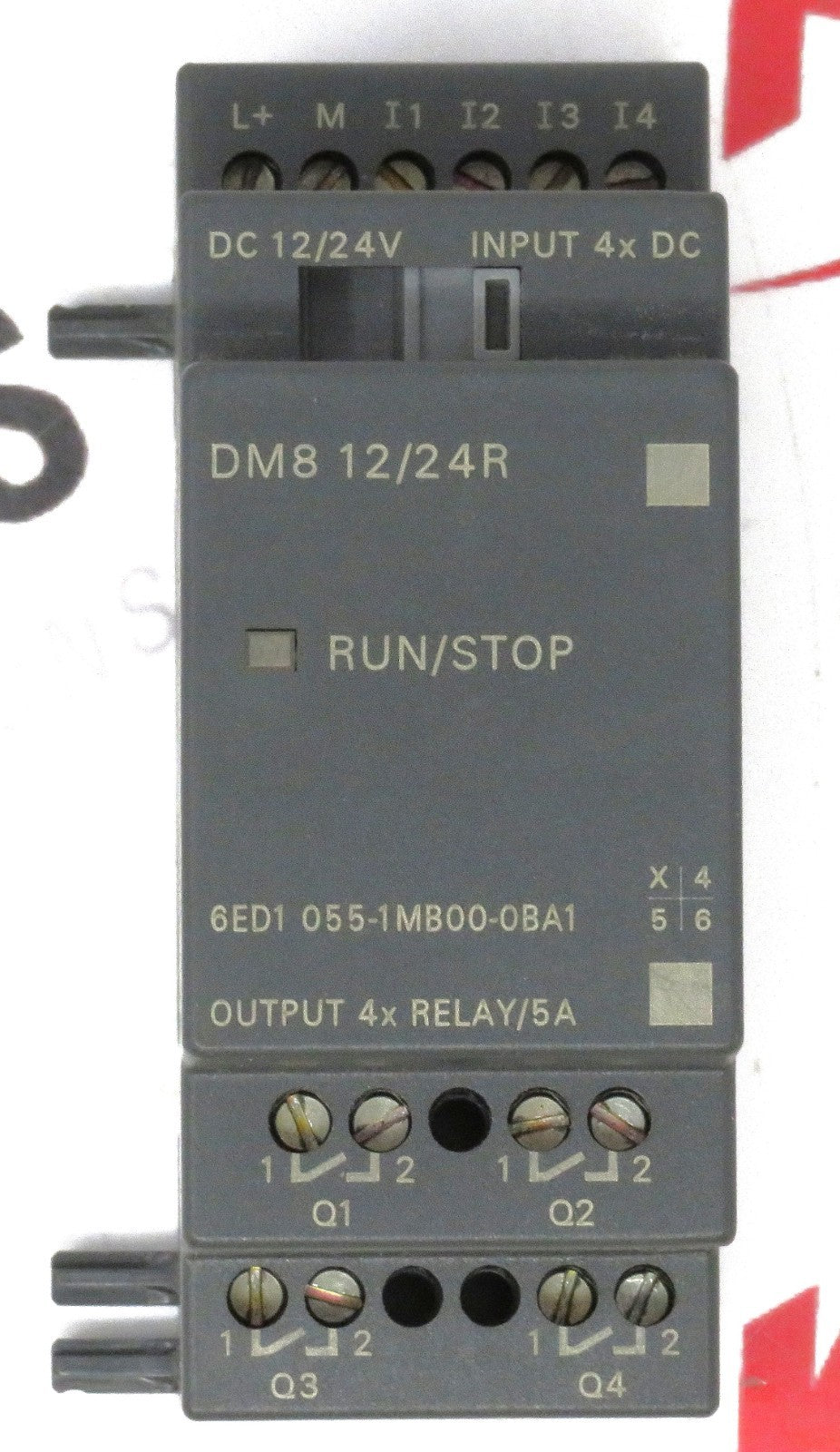 Siemens LOGO DM8 12 24R Expansion Module 4DI 4DO Relay 6ED1055-1MB00-0BA11