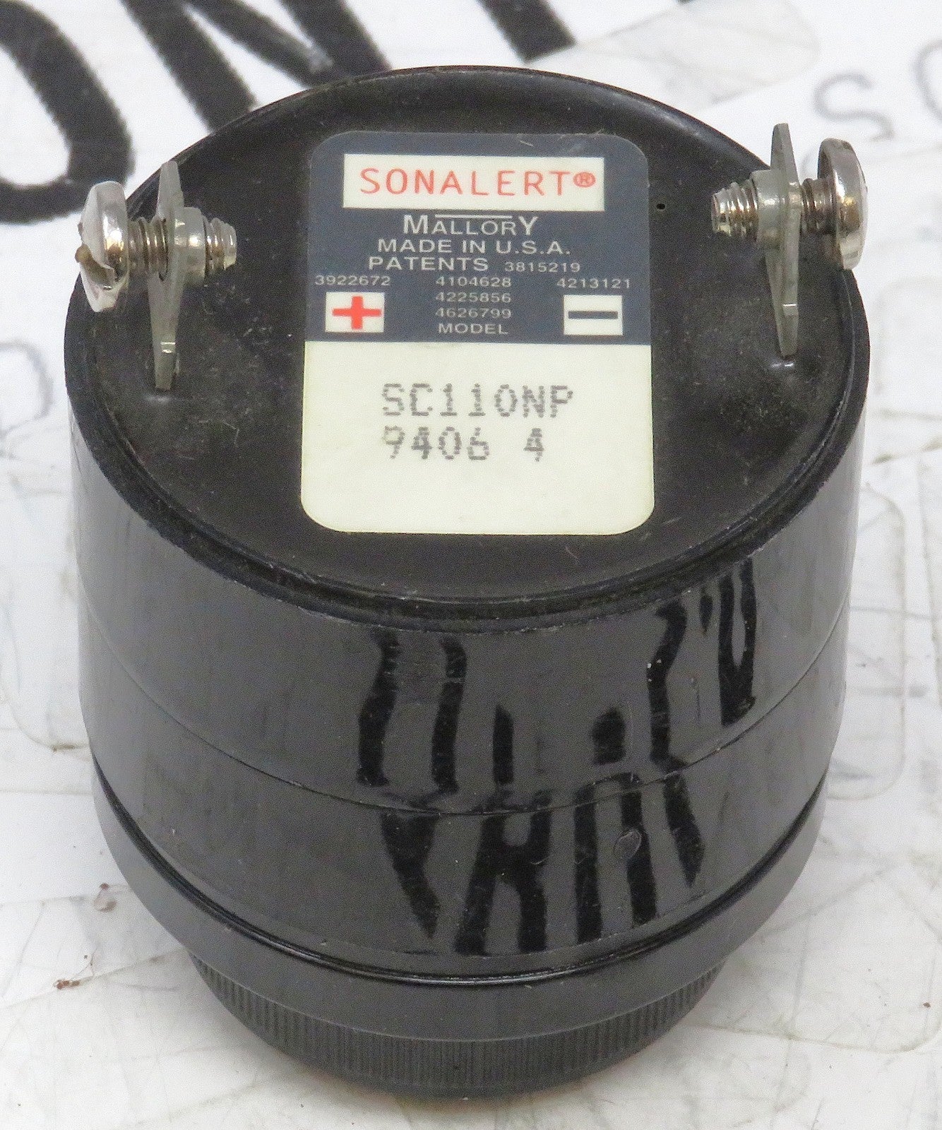 Mallory Sonalert SC110NP 120V Piezo Audible Alarm 2.9kHz 95dB Panel Mount3