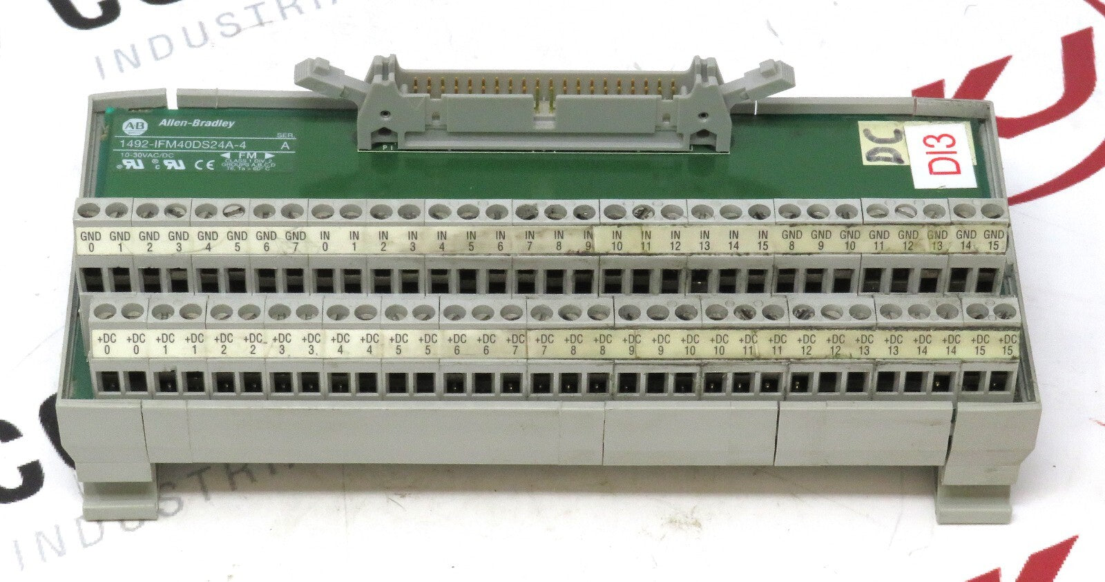 Allen-Bradley 1492-IFM40DS24A-4 40Pt Digital Input Interface Module 10–30VAC/DC0