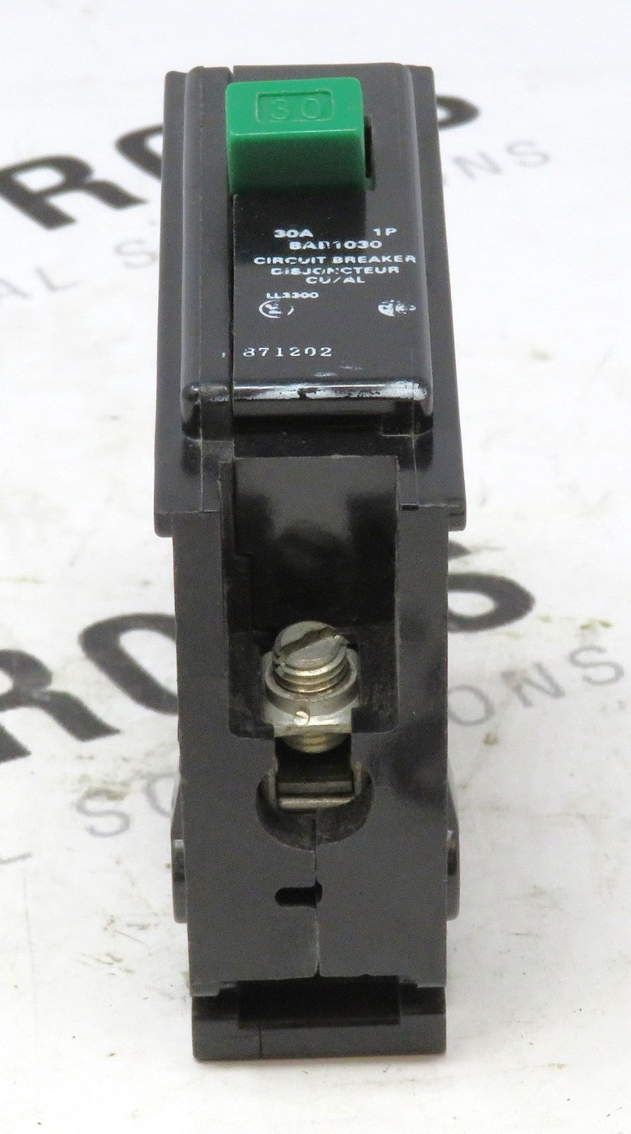 Hubbell Bryant BAB1030 30A 1-Pole 120/240V Circuit Breaker Type BAB2
