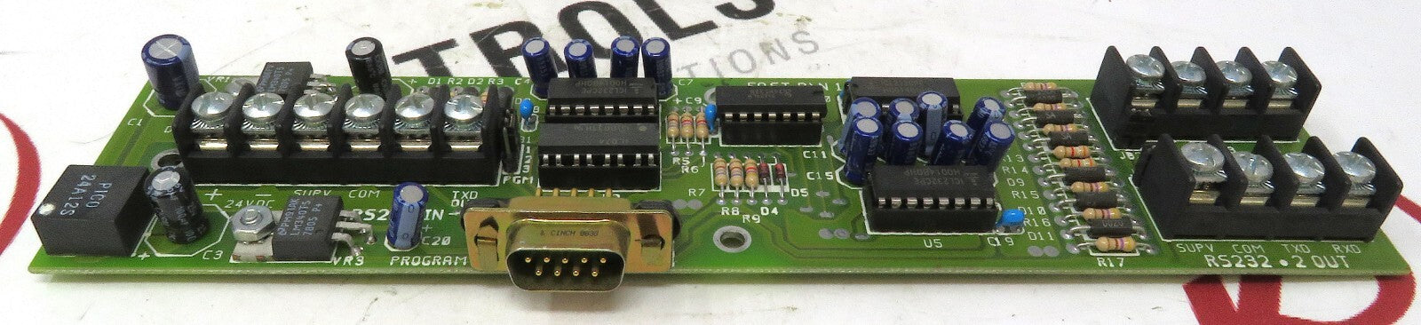 FAST 140117 RS232 Dual Output Supervised Fire Alarm Interface PCB Board1