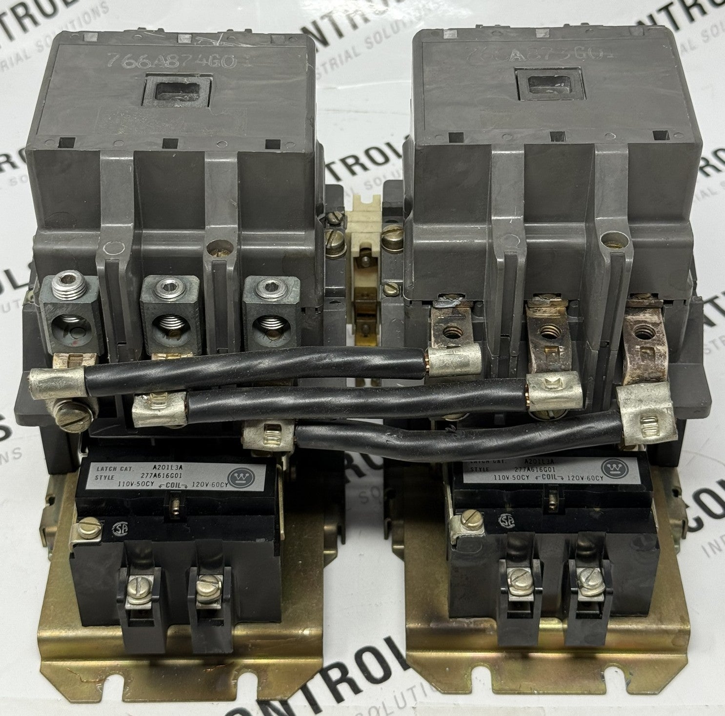 Westinghouse A200/A201 Size 3 90A Reversing Contactor Assembly 766A874G010