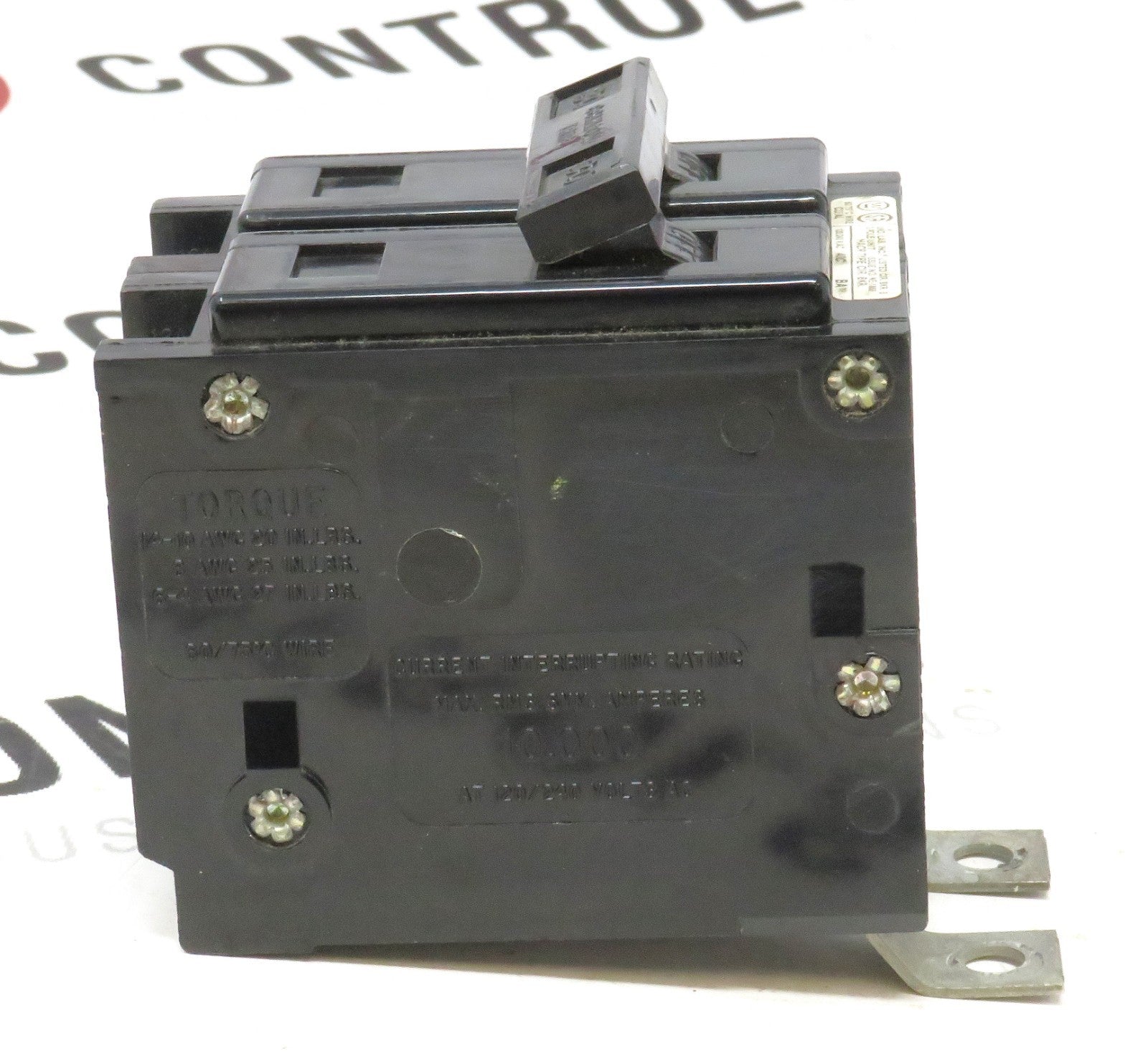 Eaton Westinghouse Quicklag BA2030 30A 2P Circuit Breaker 120/240VAC1