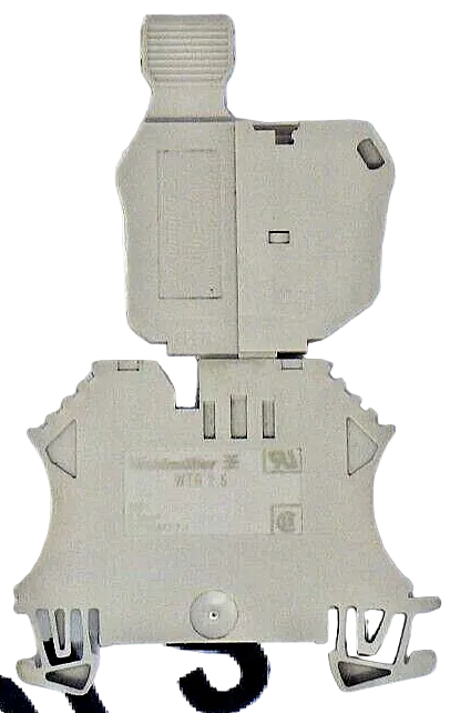 Electrical connector on a white background