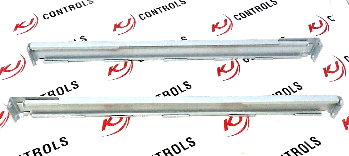 Unbranded Metal Rack Rail Kit with Grey Finish & Hardware for 19-Inch Rack Mount