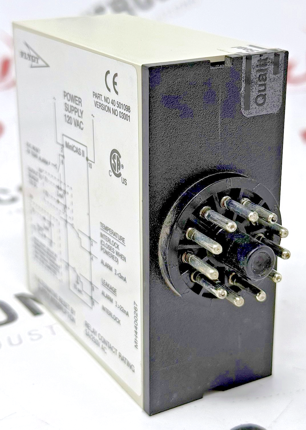 Minicas Relay Xylem Flygt 40-501098 MiniCAS II 11-Pin Supervision Relay 120VAC