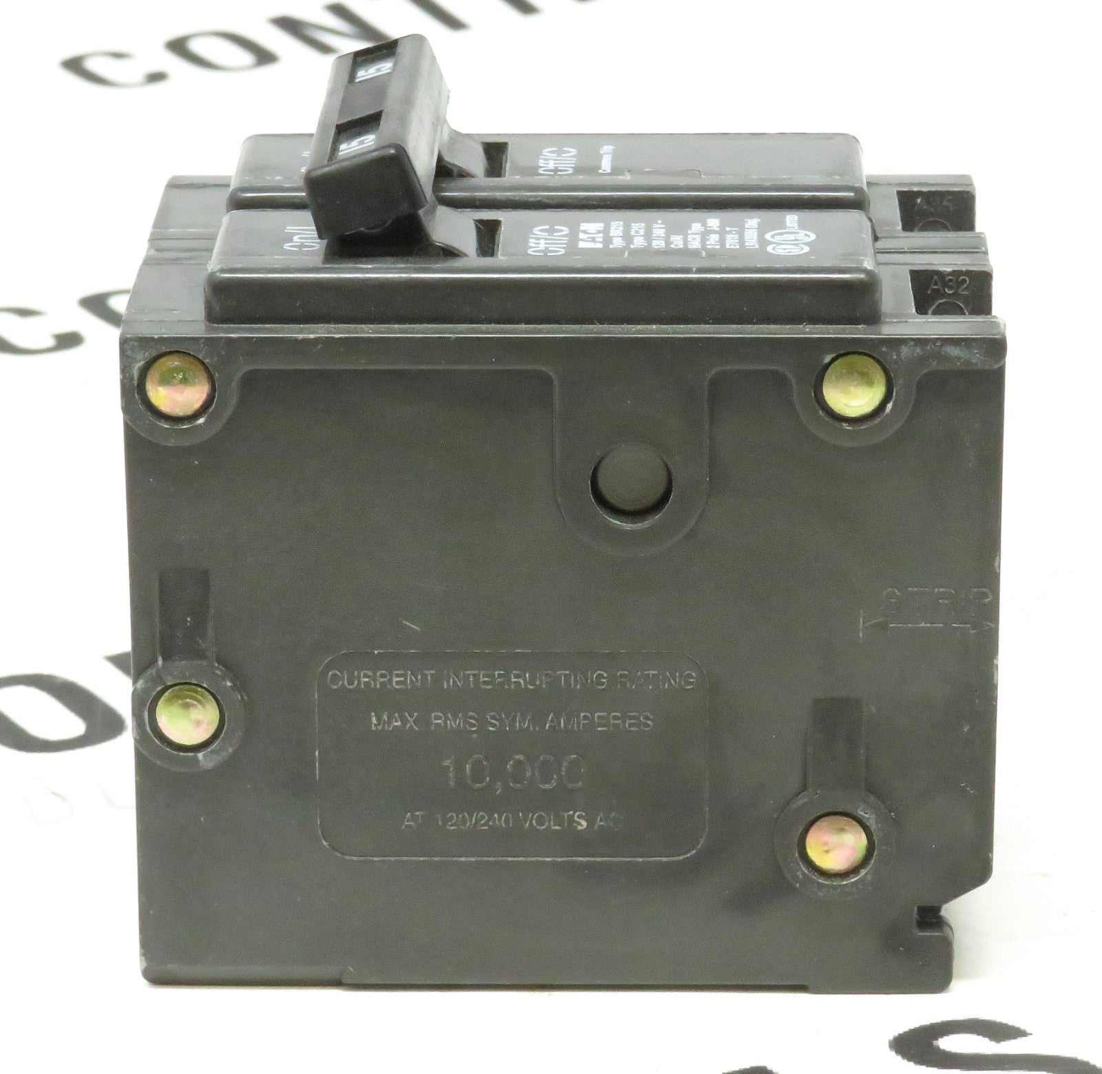 Eaton BR215 2-Pole 15A Circuit Breaker Type BR 120/240V Plug-On2