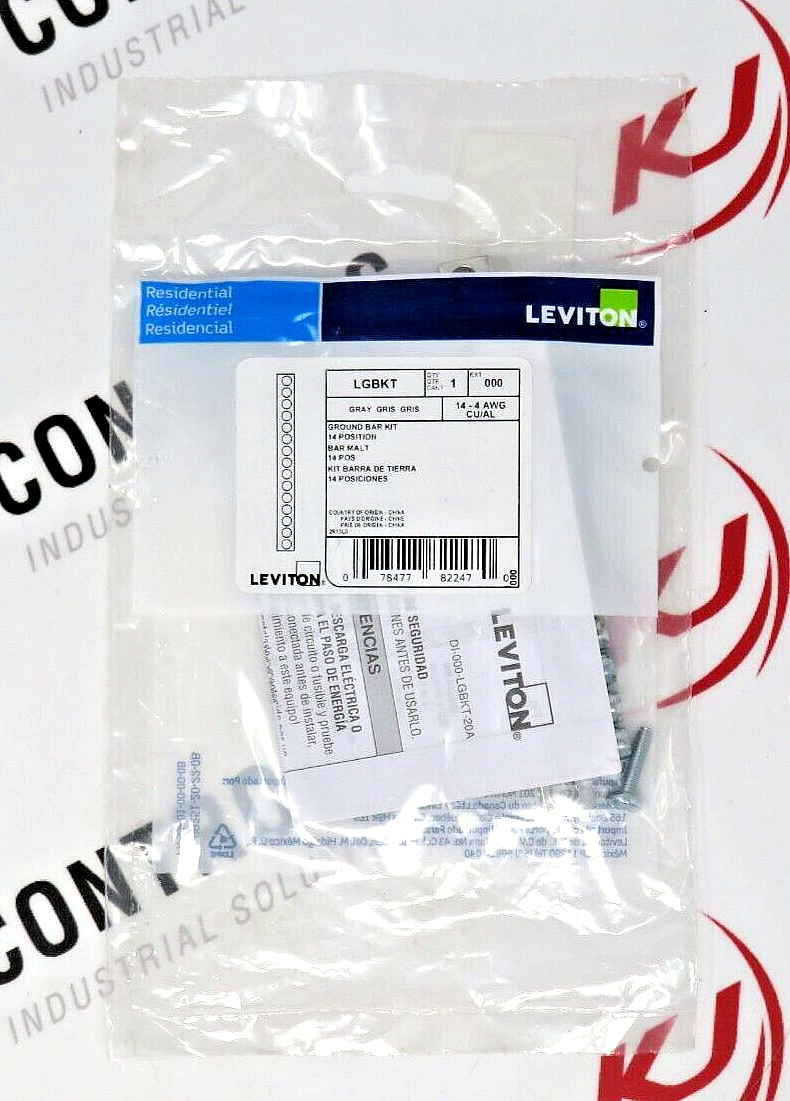 LEVITON LGBKT 14 Position Residential Circuit Breaker Ground Bar Kit