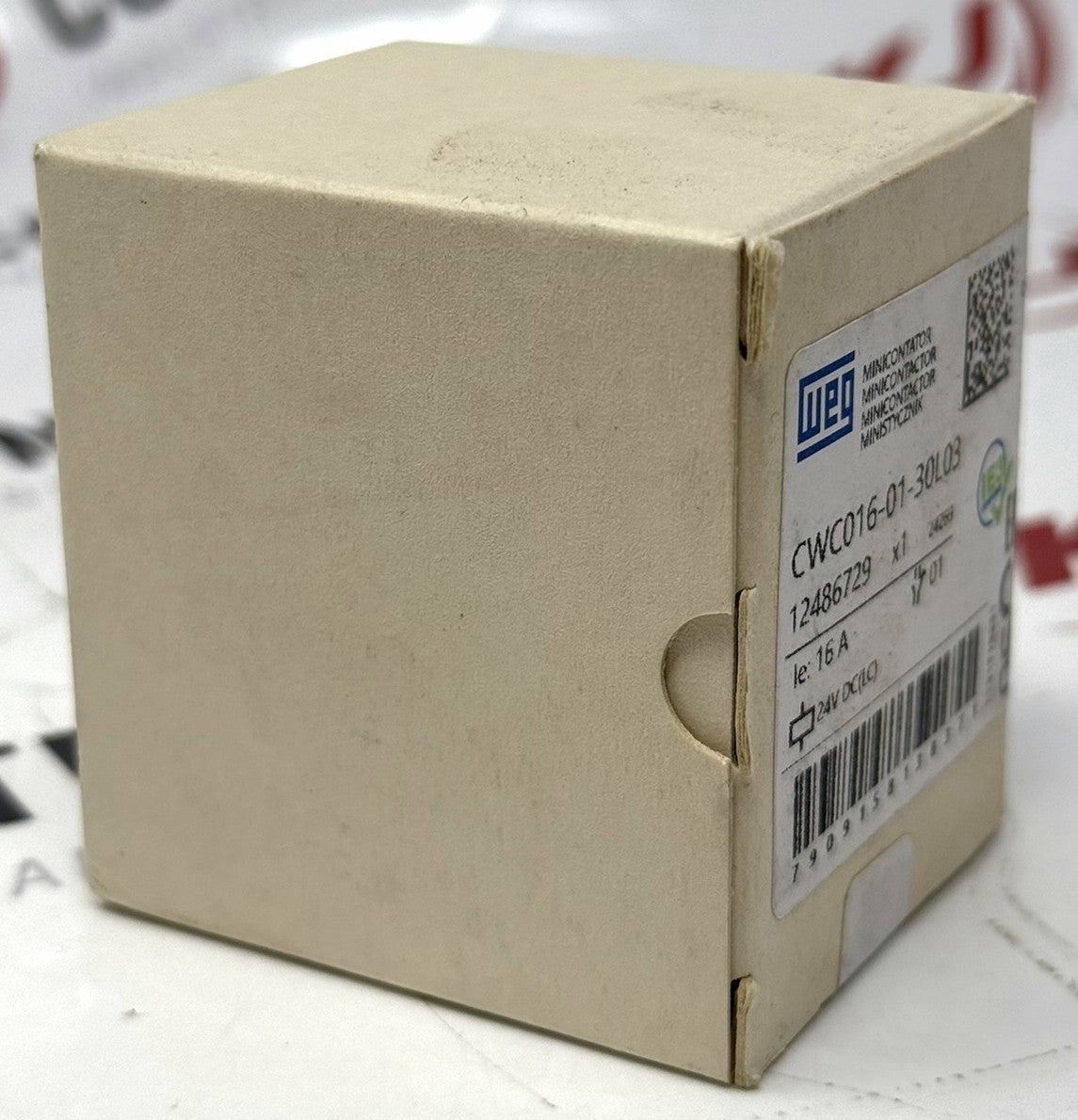 WEG CWC016-01-30L03 16A Mini Contactor 3NO 1NC 24VDC Coil2