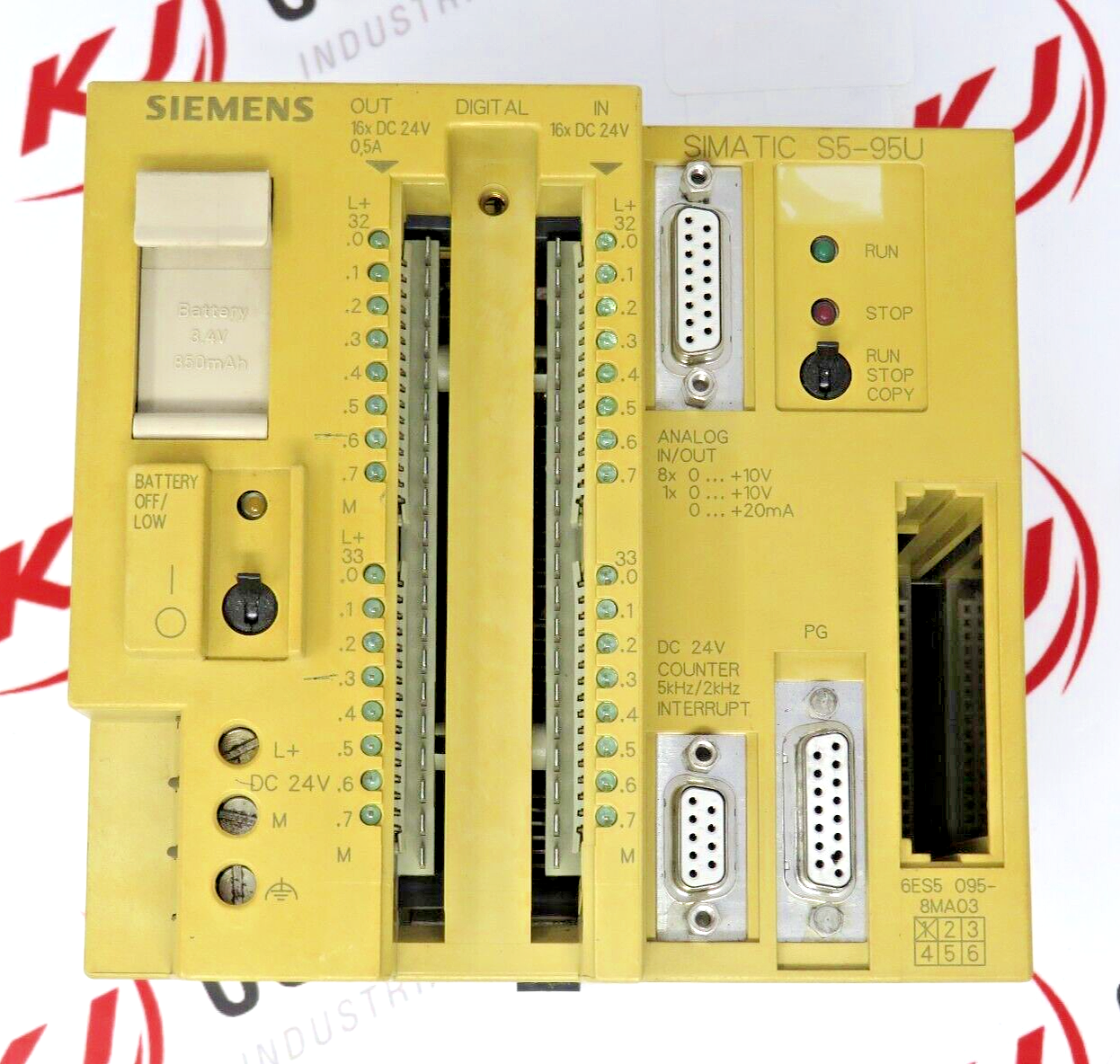 Siemens 6ES5095-8MA03 SIMATIC S5-95U Compact Controller