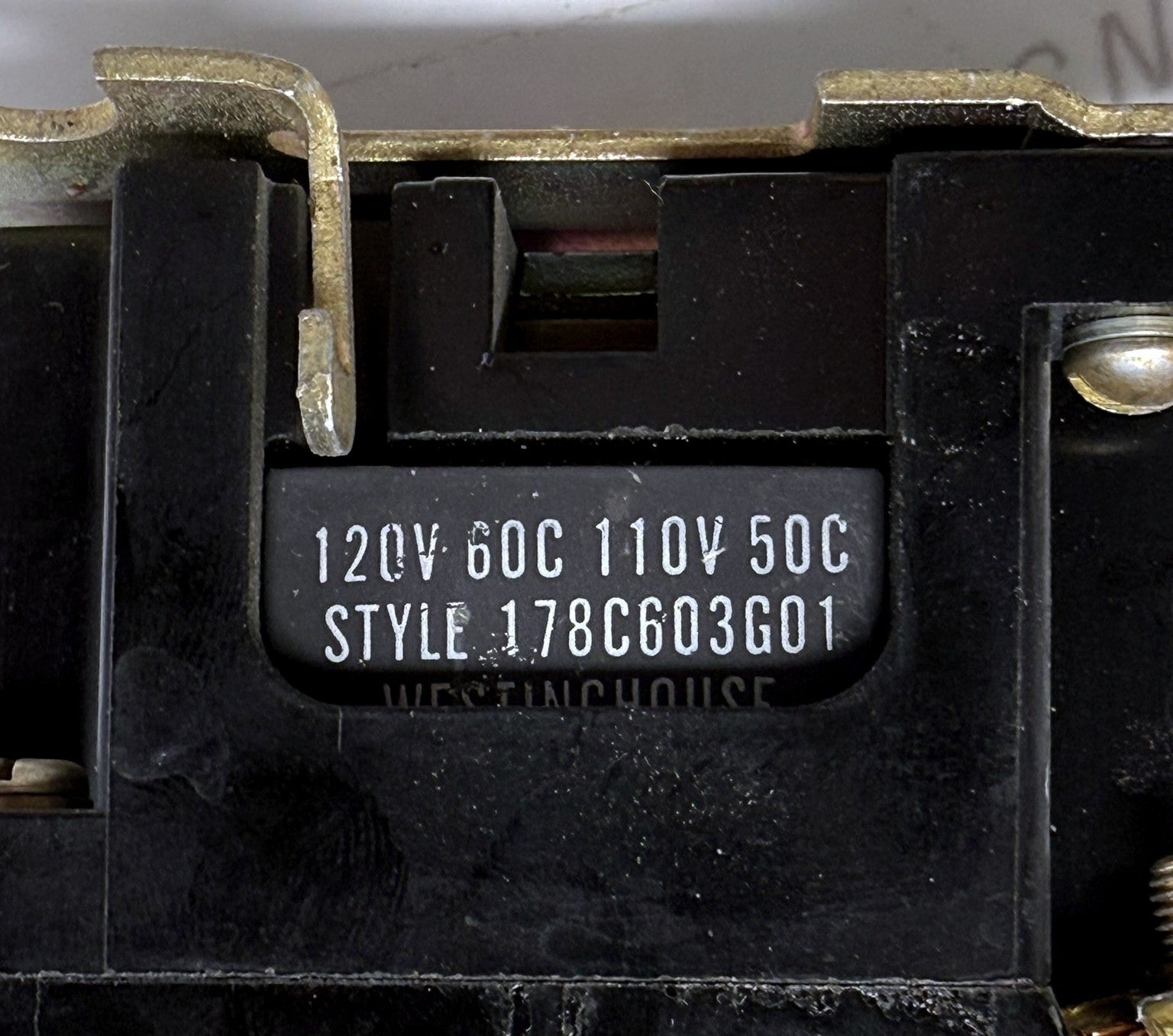 Westinghouse Type BF 4-Pole Industrial Control Relay 120VAC4