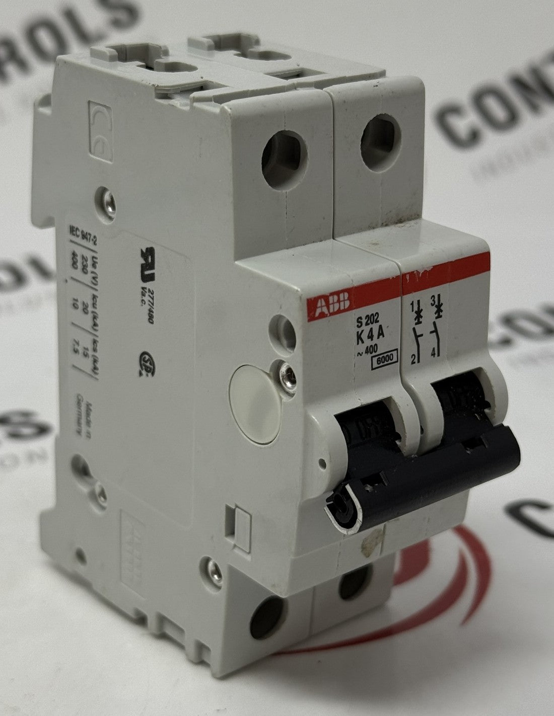 ABB S202-K4 2-Pole Miniature Circuit Breaker 4A0