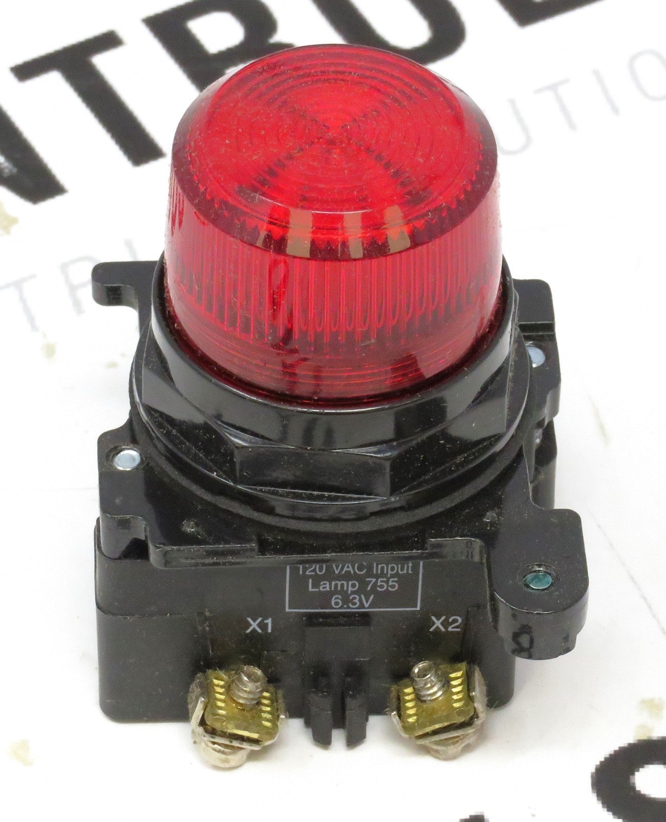 Eaton E34TB120LRP06 Red Indicator Light 120VAC Corrosion Resistant0