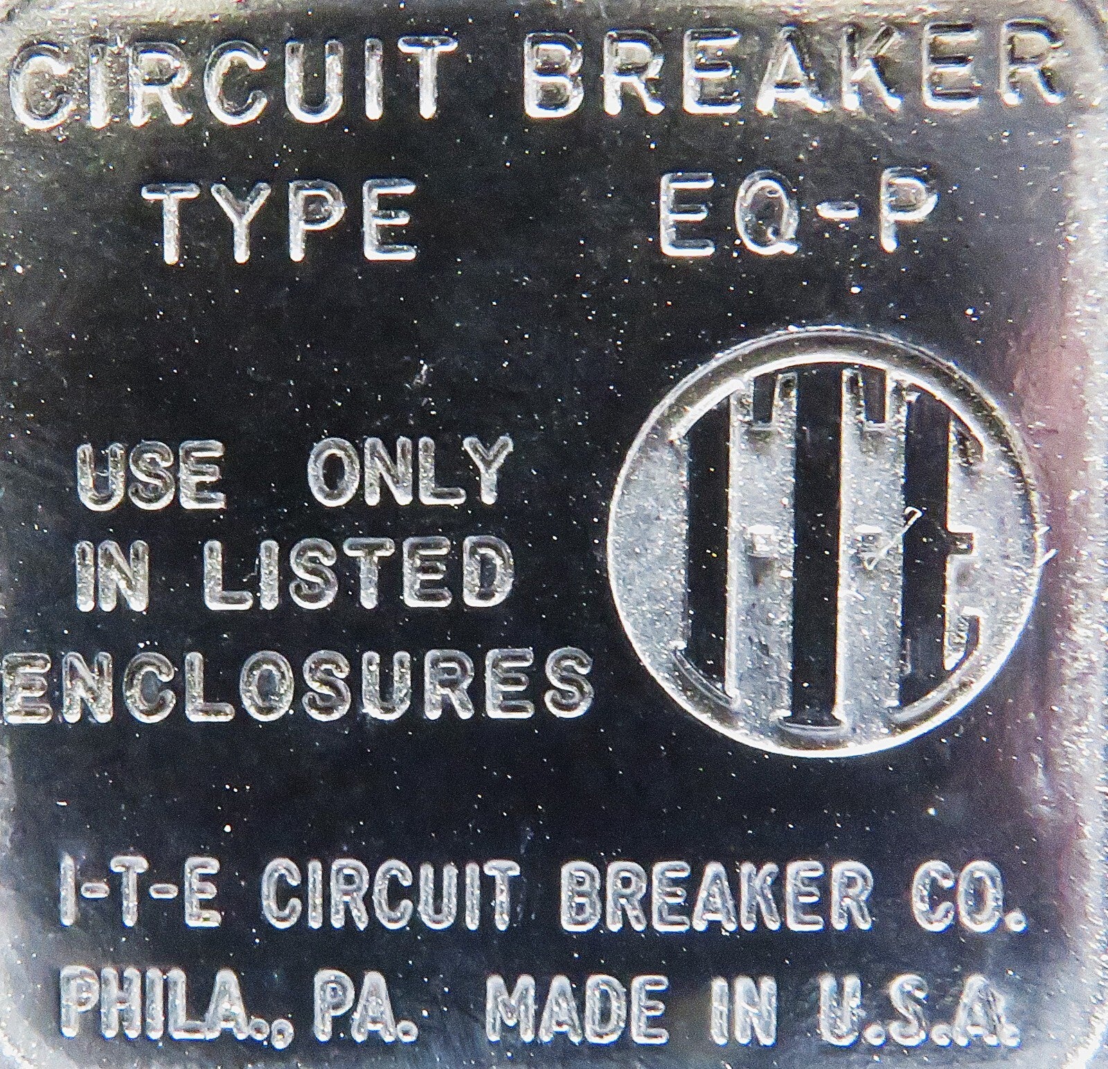Siemens ITE QP1B020 Circuit Breaker 20A 1-Pole 120/240V Type QP3