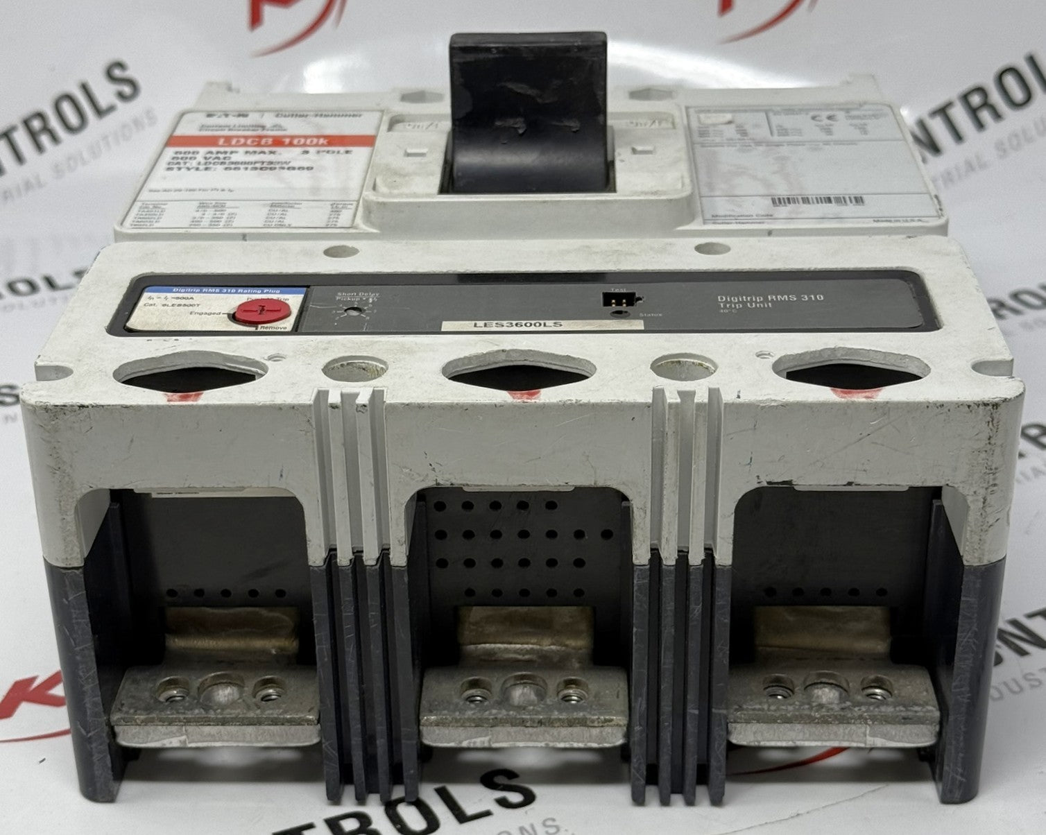 Eaton Cutler-Hammer LDCB3600FT33W 3-Pole 500A 100kA Circuit Breaker4