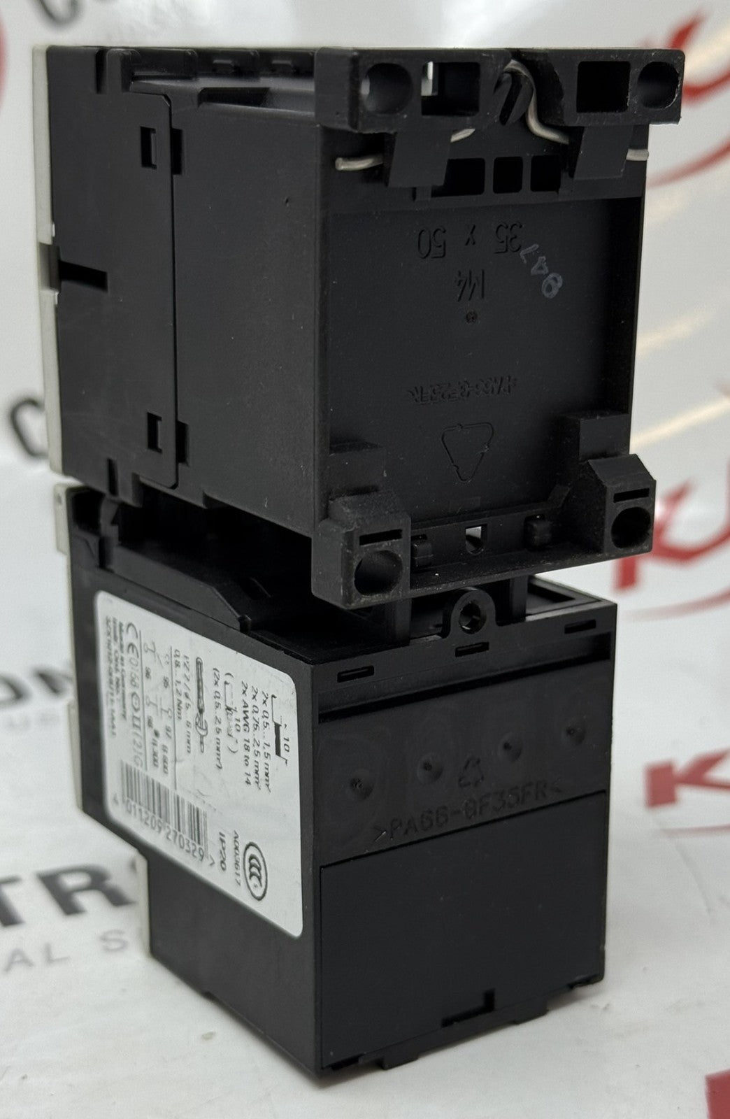 Siemens 3RT1015-1AK61 + 3RU1116-1AB0 Contactor & Overload Relay Assembly2