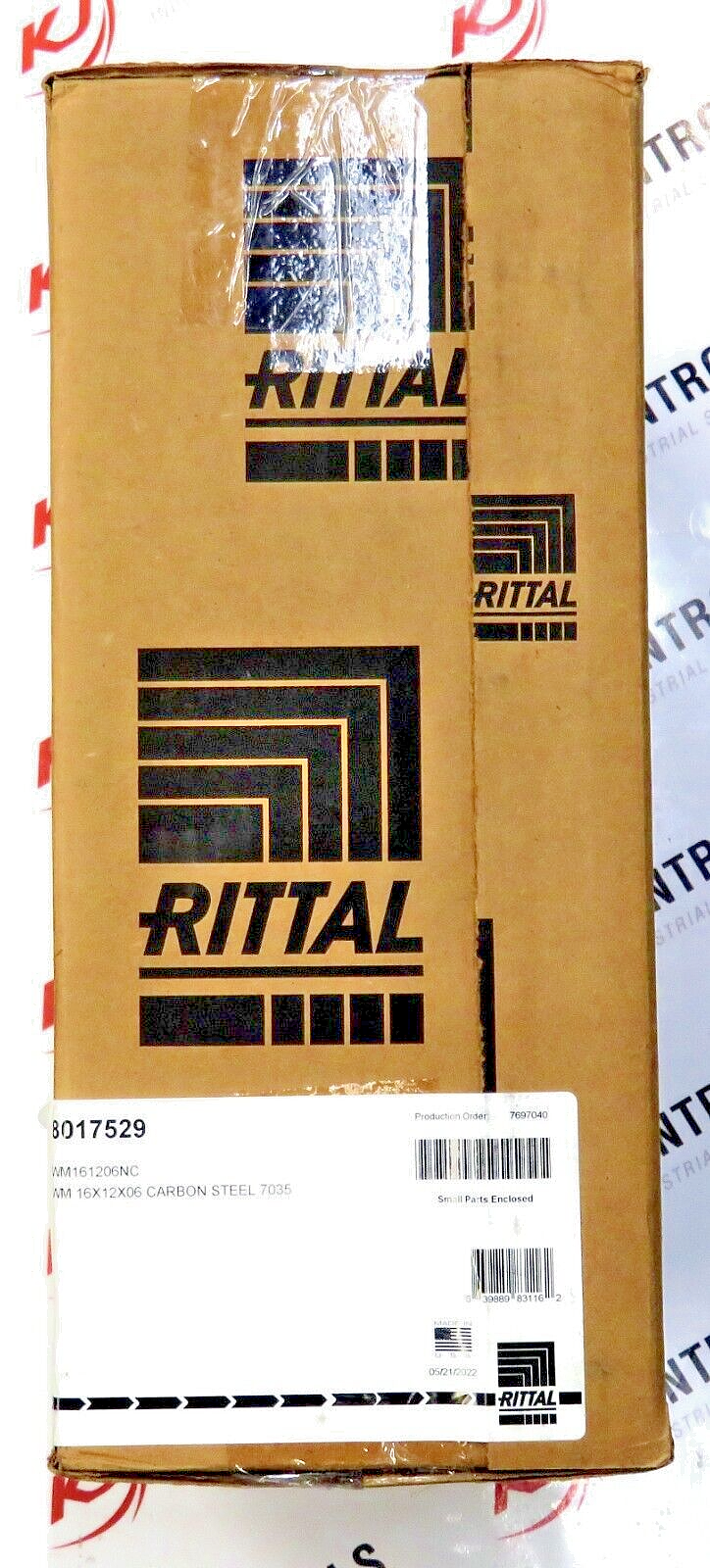 Rittal 8017529 WM161206NC 16X12X06 CSTL 7035 Single-Door Wall-Mounted Enclosure