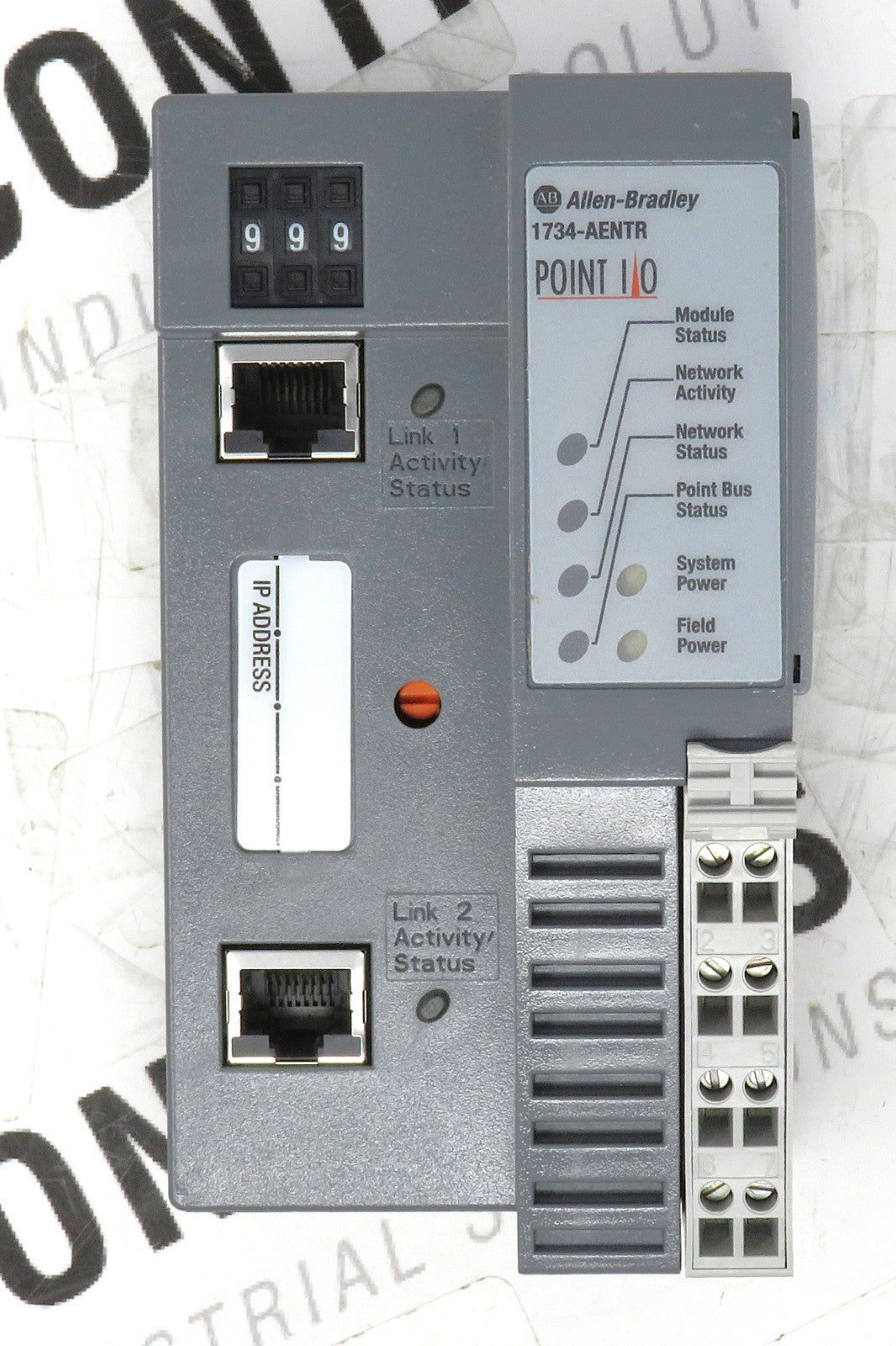 Allen-Bradley 1734-AENTR Ethernet/IP Dual Port Network Adapter (Open Box)2