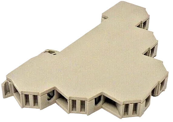 Weidmüller DLD 2.5 DB Terminal Block & AP DLD2.5 DB End Plate, (Lot of 4)