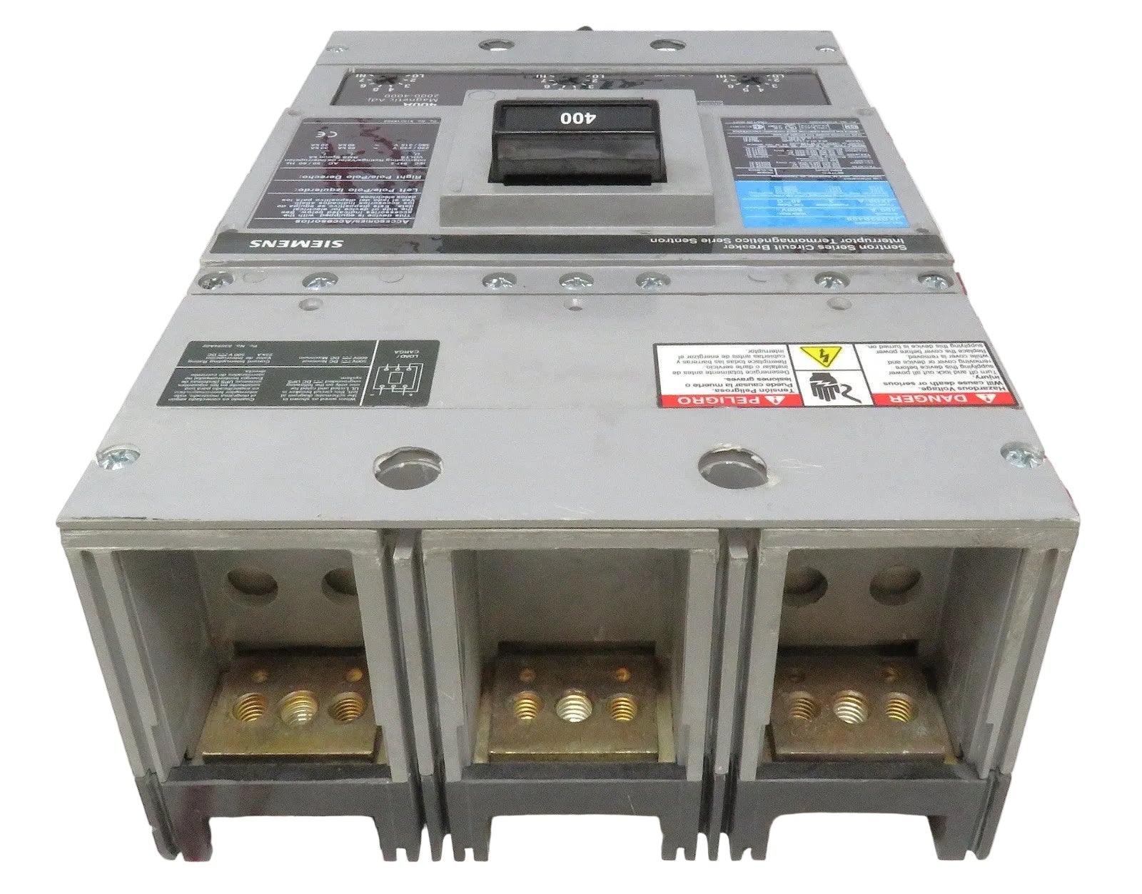Siemens JXD63B400 Sentron 3-Pole 400A 600V 35kA Molded Case Circuit Breaker1