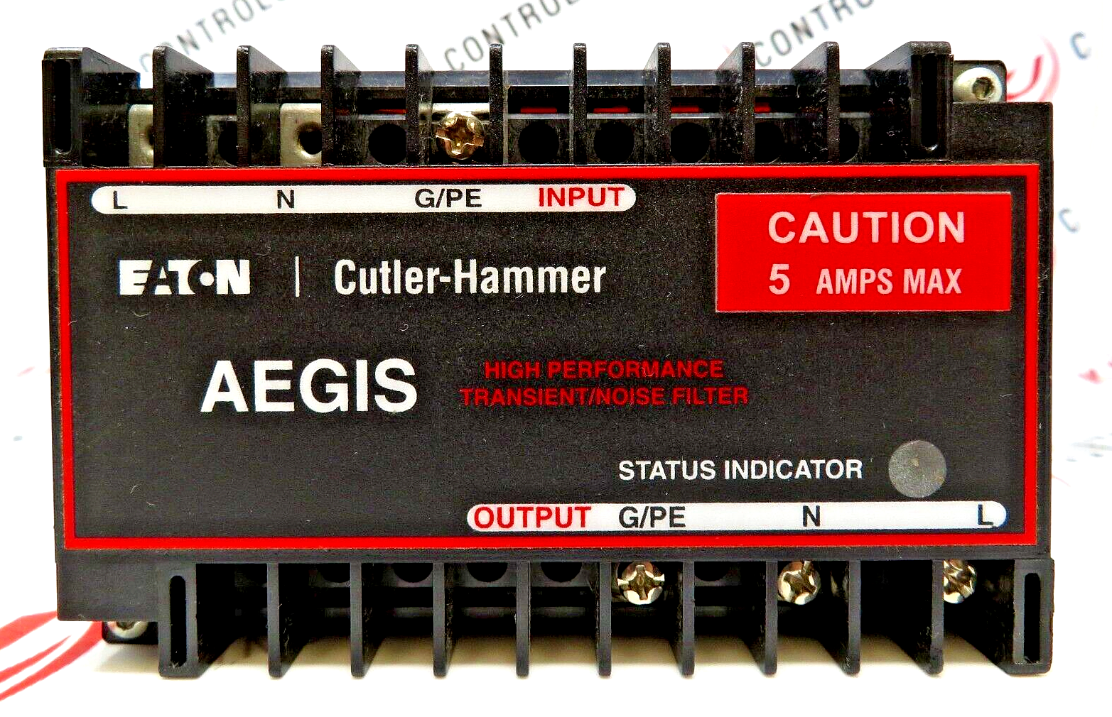 Eaton Cutler-Hammer AGSHWCH120N05XS Surge Suppressor EMI Filter 120V 5A DIN Rail